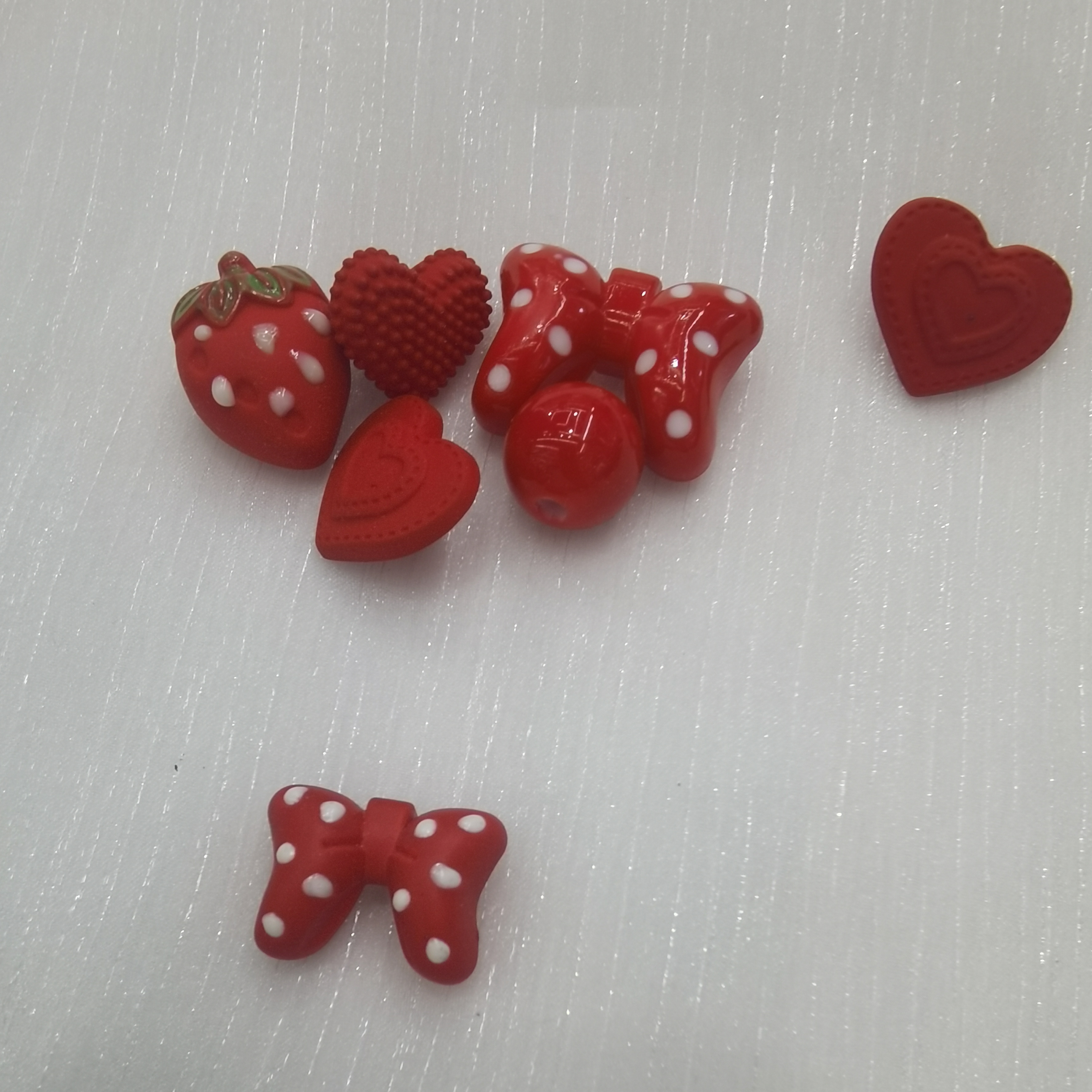 97橡皮亚克力珠，发绳皮筋，DIY 手 工 串珠 DIY手工 串珠