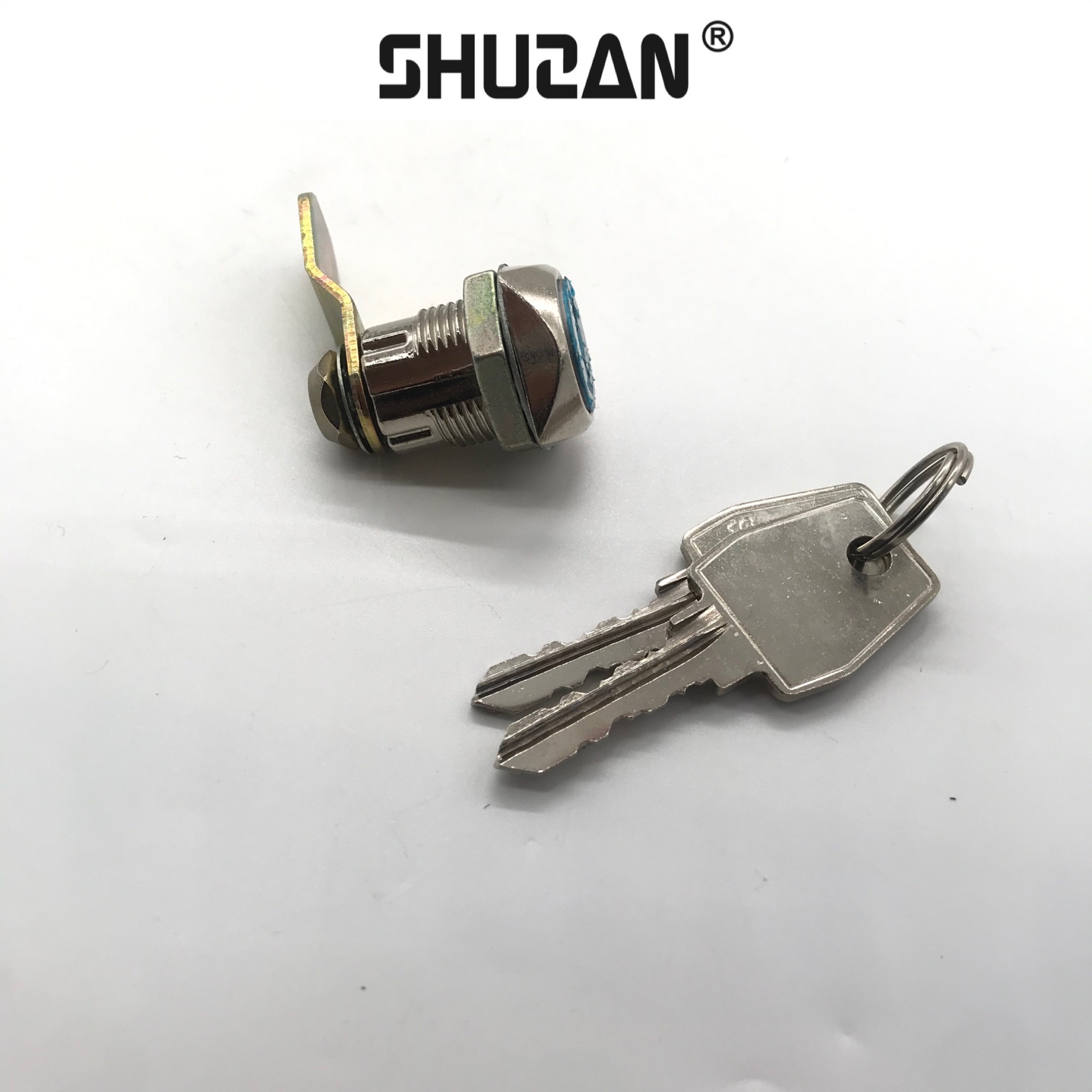 Shuzan filing cabinet lock, iron cabinet door, top and bottom connecting rod lock, office locker lock core, high strength and durable, other locks 003 details Picture