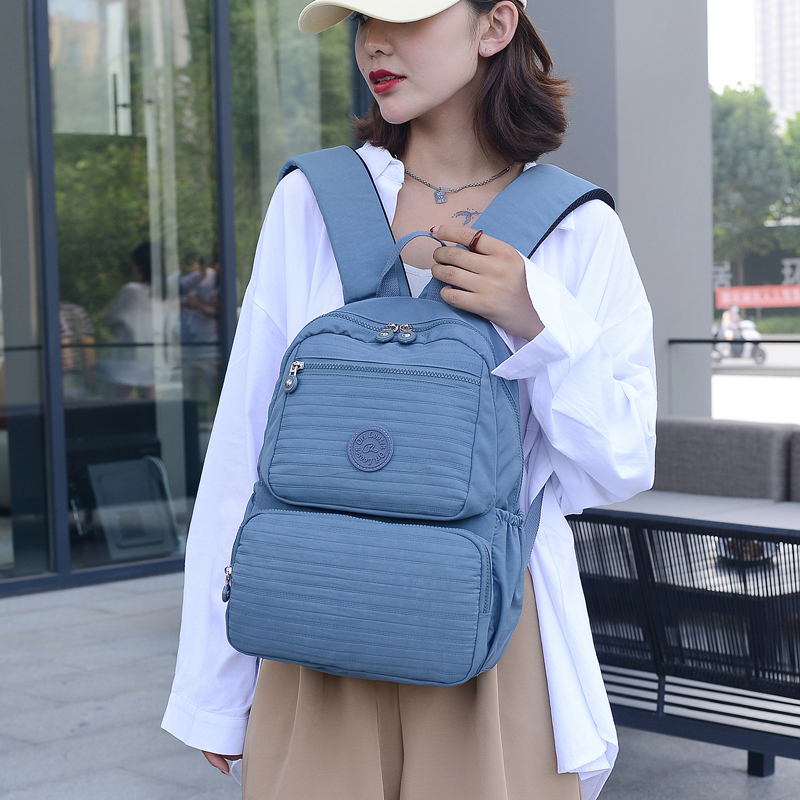 Popular waterproof, exquisite and fashionable travel and shopping women's backpacks, nylon bags, casual backpacks, women's bags, versatile Oxford fabric, large-capacity, multi-purpose women's bags Item Picture