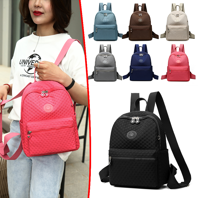 Korean-style exquisite and fashionable travel and shopping women's backpack, nylon bag, casual backpack, new women's bag, waterproof Oxford fabric, large capacity, multi-purpose women's bag details Picture
