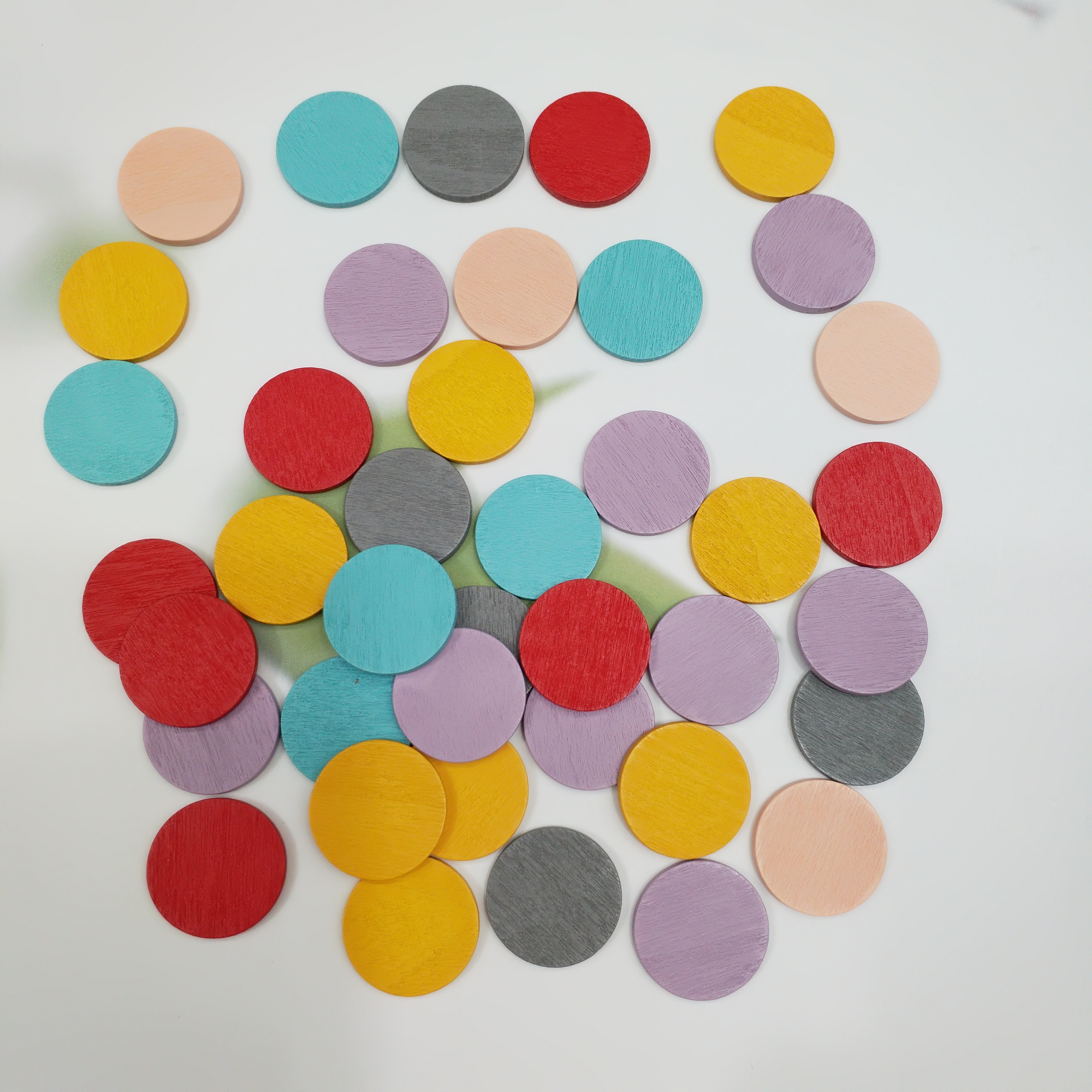 Pequeño pedazo de madera corazón redondo mini clip para el pelo accesorios para el pelo versión coreana para niñas Specification image