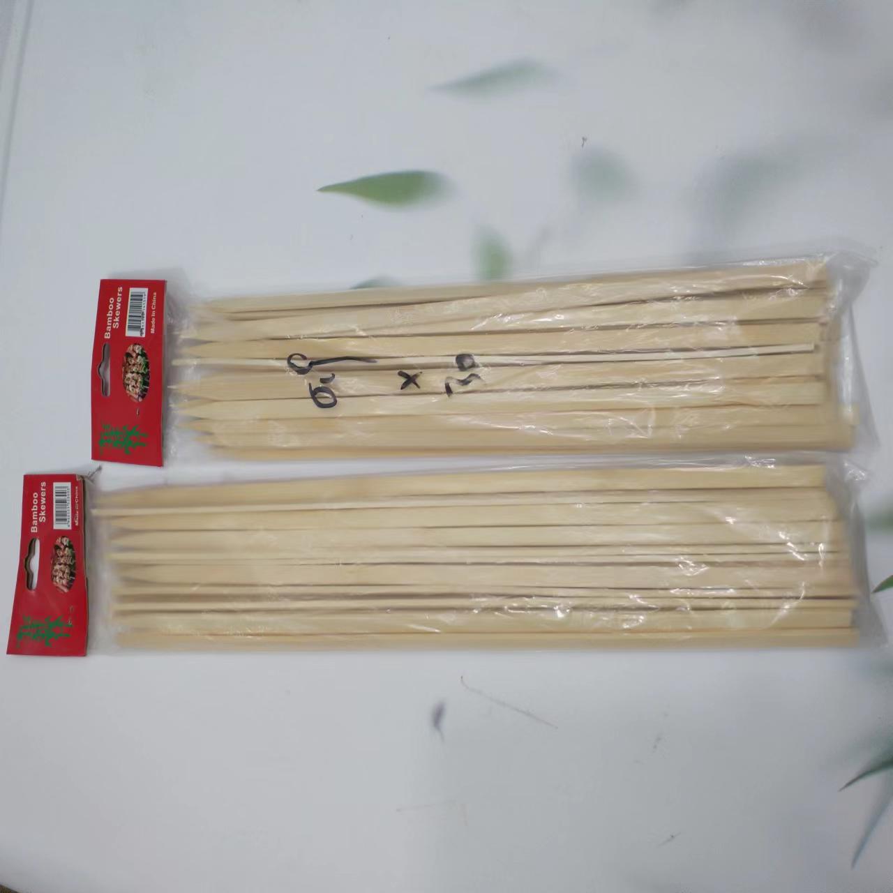 原色竹签 烧烤棒热狗棒棉花糖用竹签 详情图3