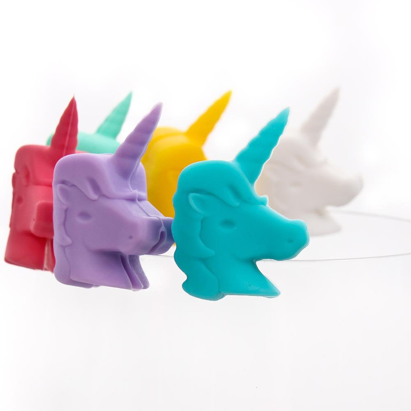 Unicorn Wine Glass Mark drinking marker Creative Silicone wine Glass Identification and Differentiation Device Wine Label 6pc set details Picture