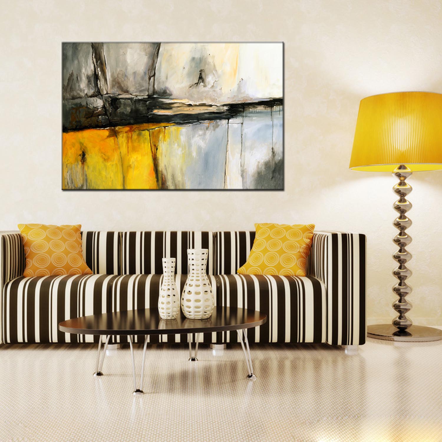 Factory direct sales of oil paintings for living rooms and bedrooms, hotels and guesthouses, abstract landscape decorative paintings, various styles of oil paintings, abstract modern style decorative paintings. Customization of all kinds of oil paintings is available, as well as customized specifications of triptych paintings, hand-painted three-dimensional paintings and printed paintings Application Scenario