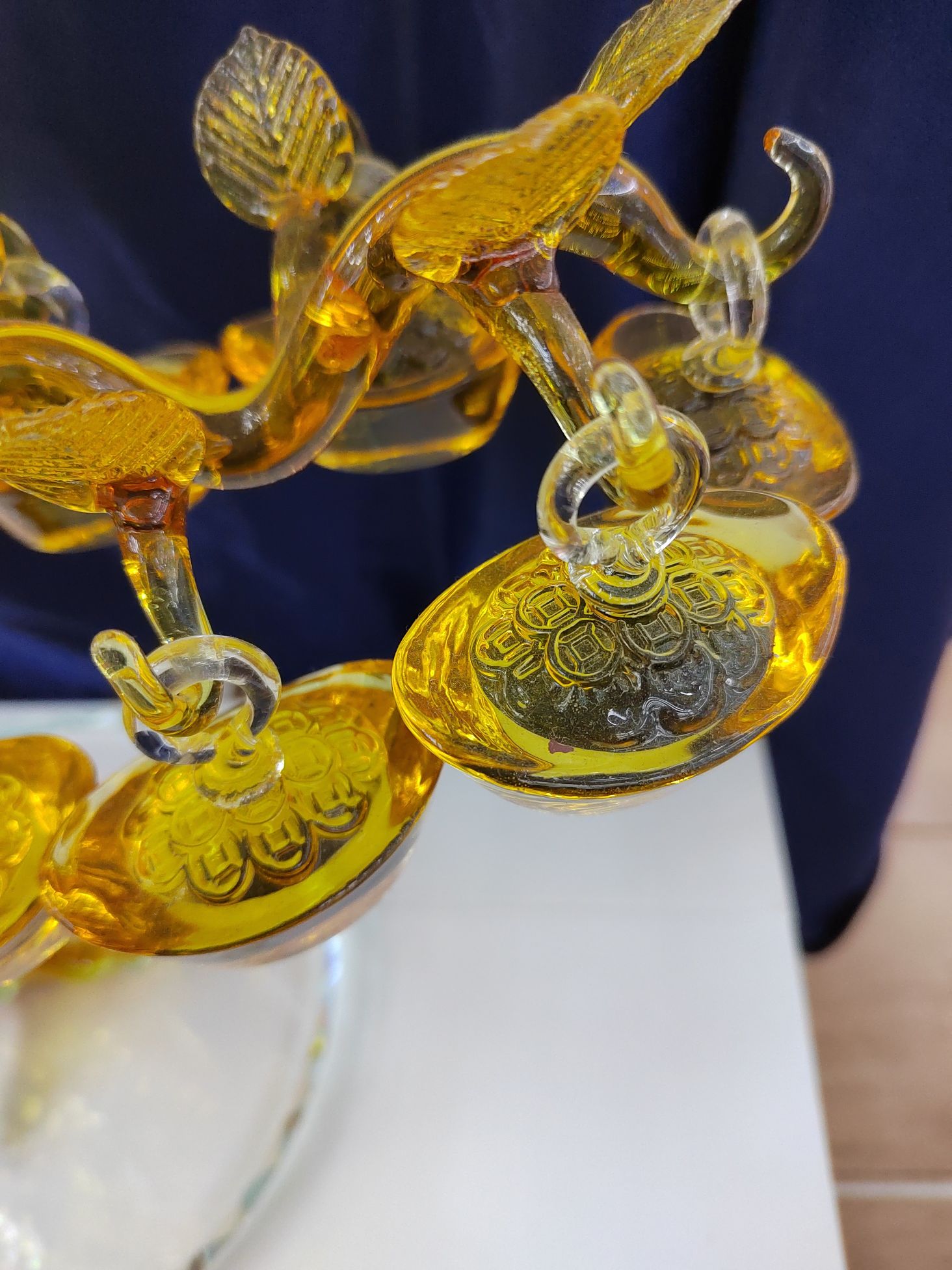 水晶工艺品/摆件/水晶/元宝树细节图