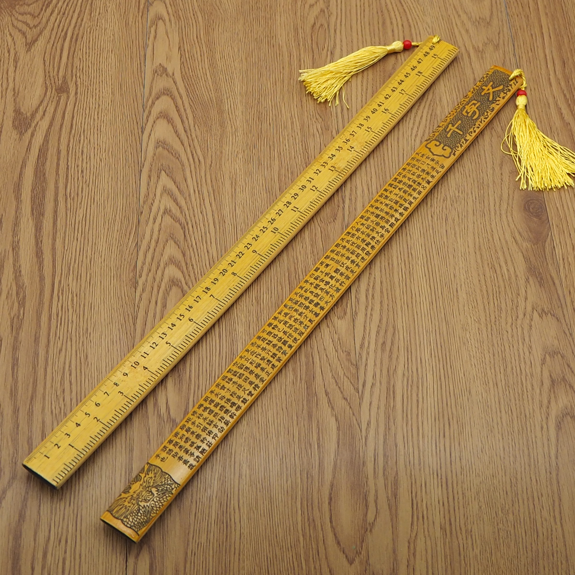 Handicrafts, bamboo carvings, rulers, traditional Chinese culture teaching rulers, bamboo carvings, new bamboo and wood products, wholesale of tourist souvenirs Item Picture