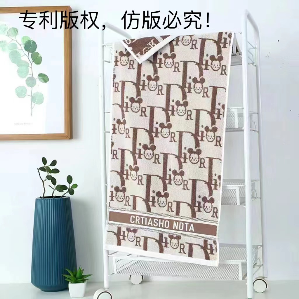 【 Tinglong Towels 】 New high-end quality yarn-woven adult towels gift supermarket Specification image