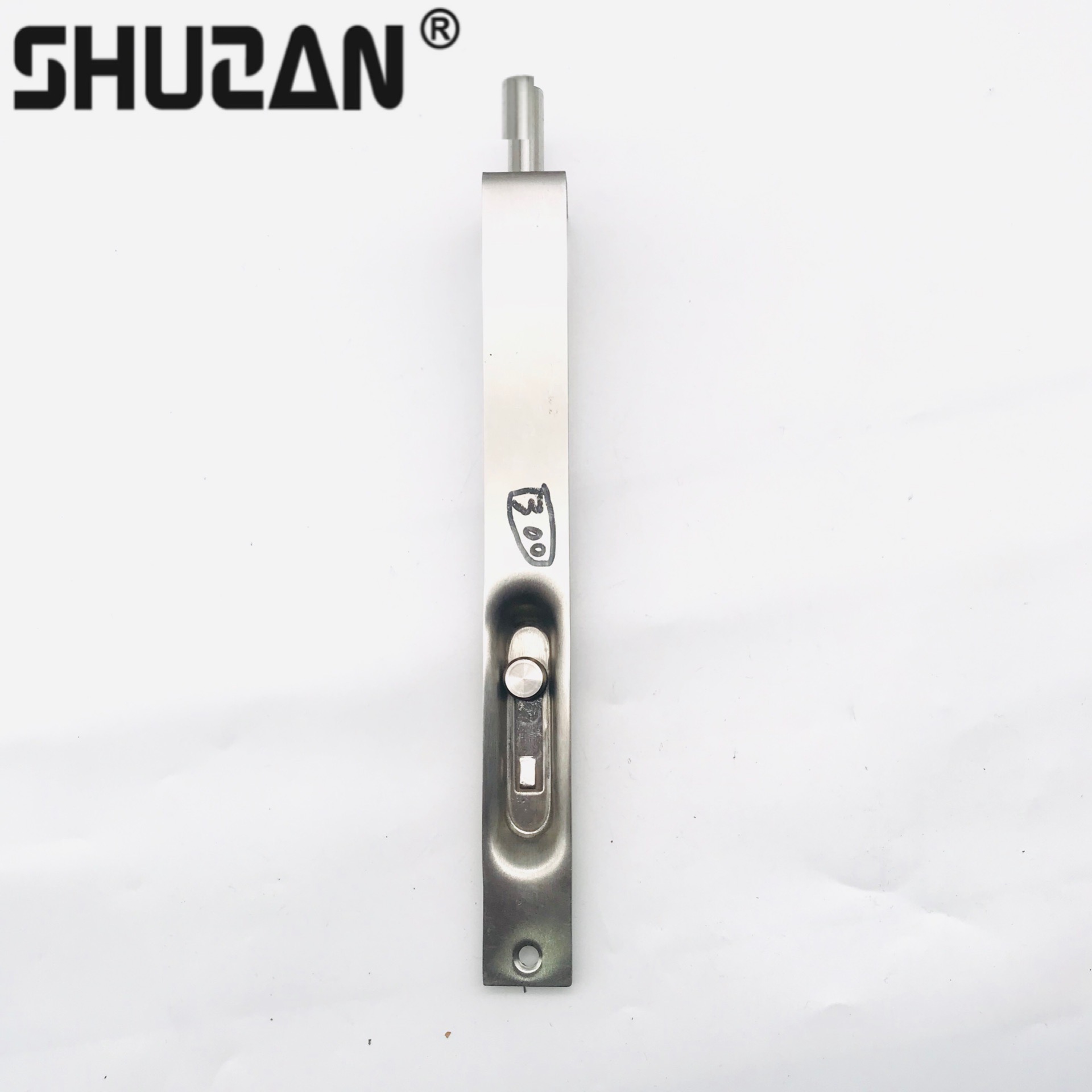 Shuzan high-quality brand stainless steel concealed latch top and bottom 4/6/8-inch concealed concealed door bolt other locks are safe and durable details Picture