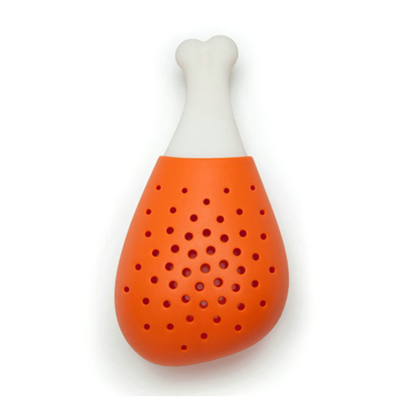 Creative chicken leg silicone seasoning filter, soup stewing and stewing seasoning packet filter, soup filter in stock Item Picture