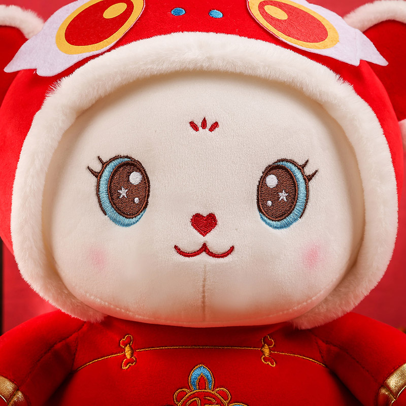 2022 New style hat Rabbit plush toy, cute male and female bedroom birthday gift plush toy 40m Application Scenario