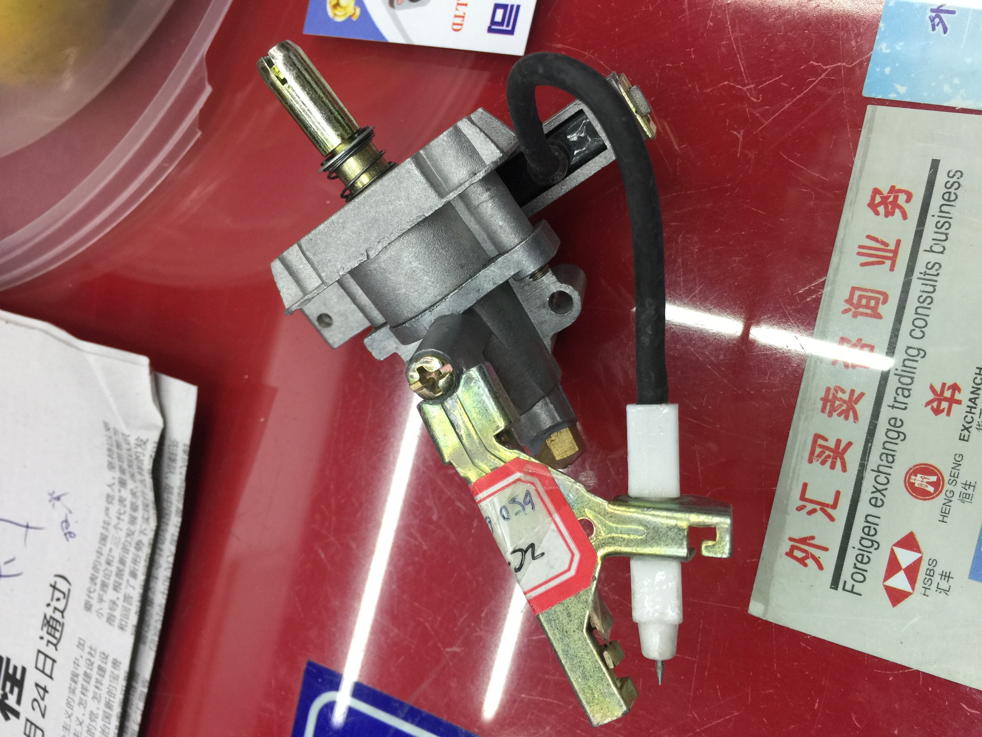 煤气灶配件单总成铝开关电子打火开关炉具开关