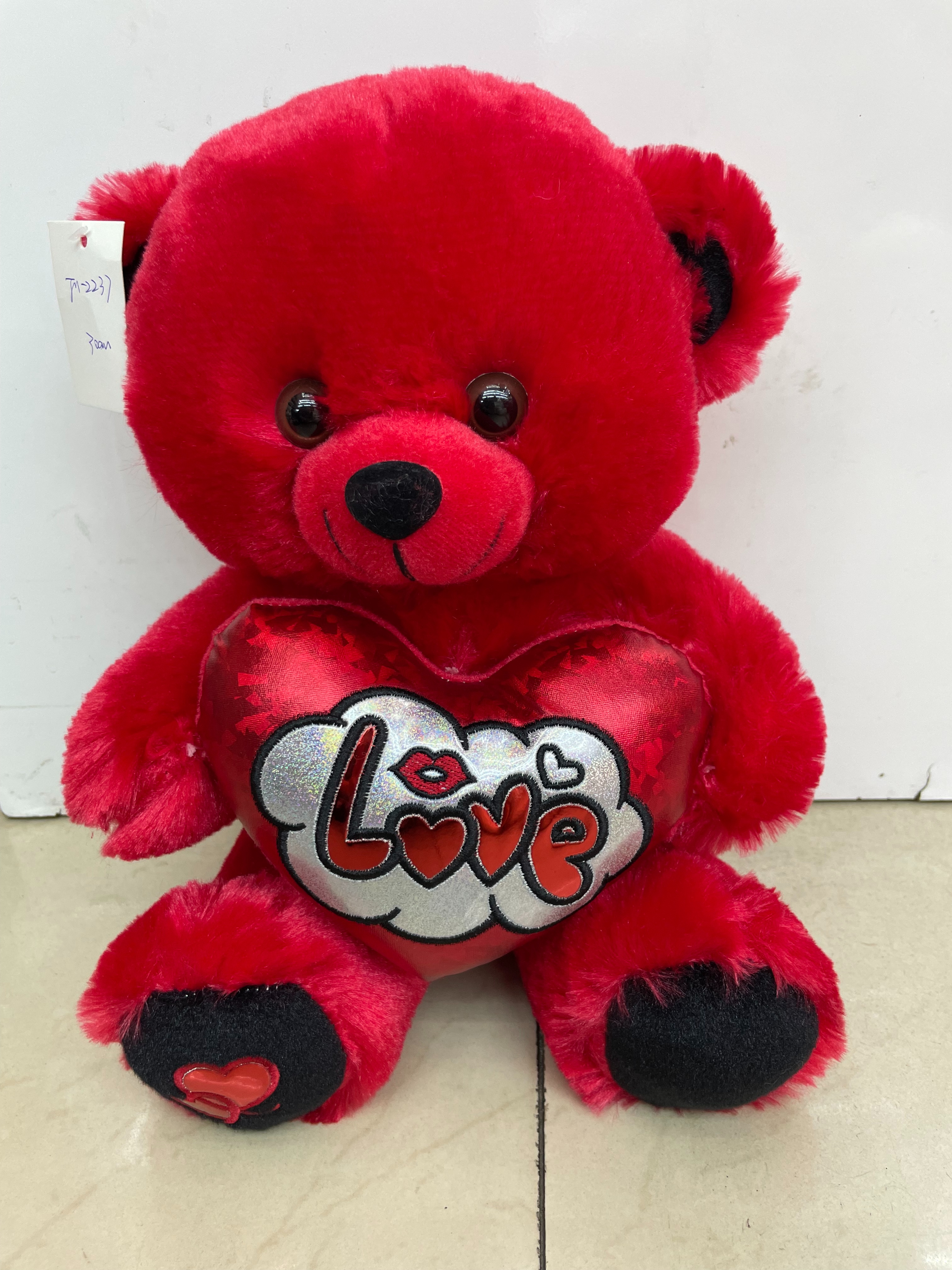 The 2022 new Valentine's Day big red bear details Picture