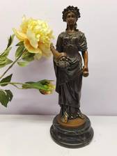 铜雕四季女神之财富女神流行摆件办公室家居客厅室内铜摆件软装工艺品礼品送人佳品
