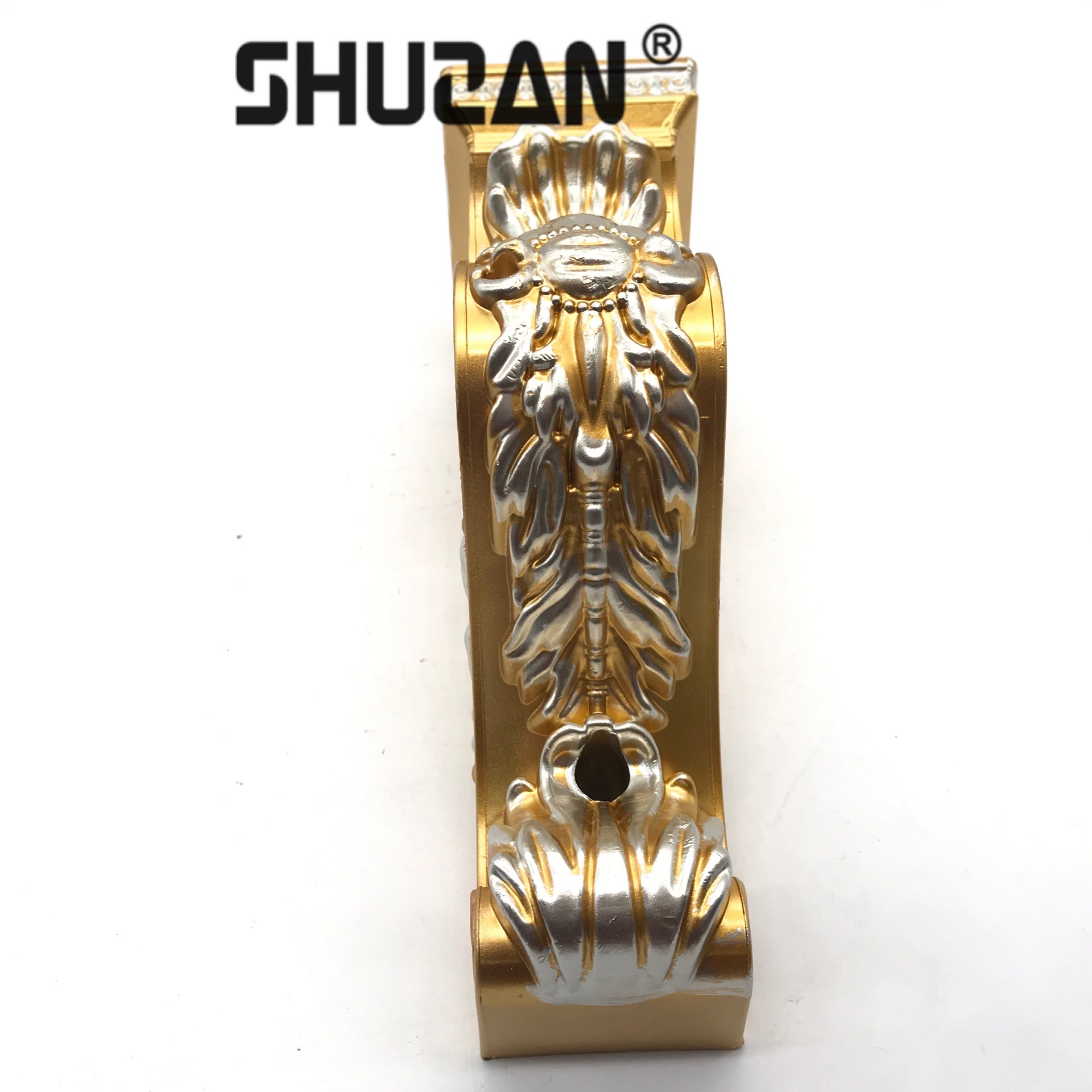 Shuzan brand's old curtain single frame thickened Roman rod frame, old-fashioned curtain accessories, slide rail, bath curtain rod hook Application Scenario