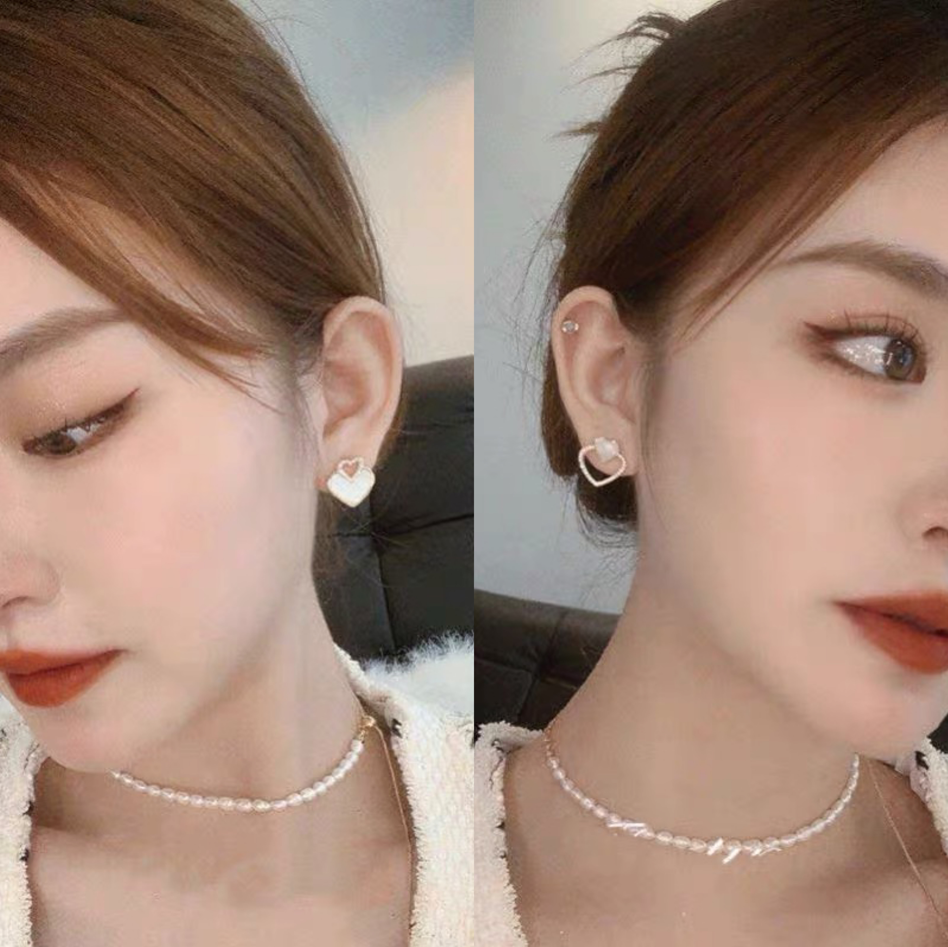 Super Fairy Bow earrings, 2021 new trendy pearl stud earrings, Korean style fashion Internet celebrity 925 silver needle earrings for women details Picture