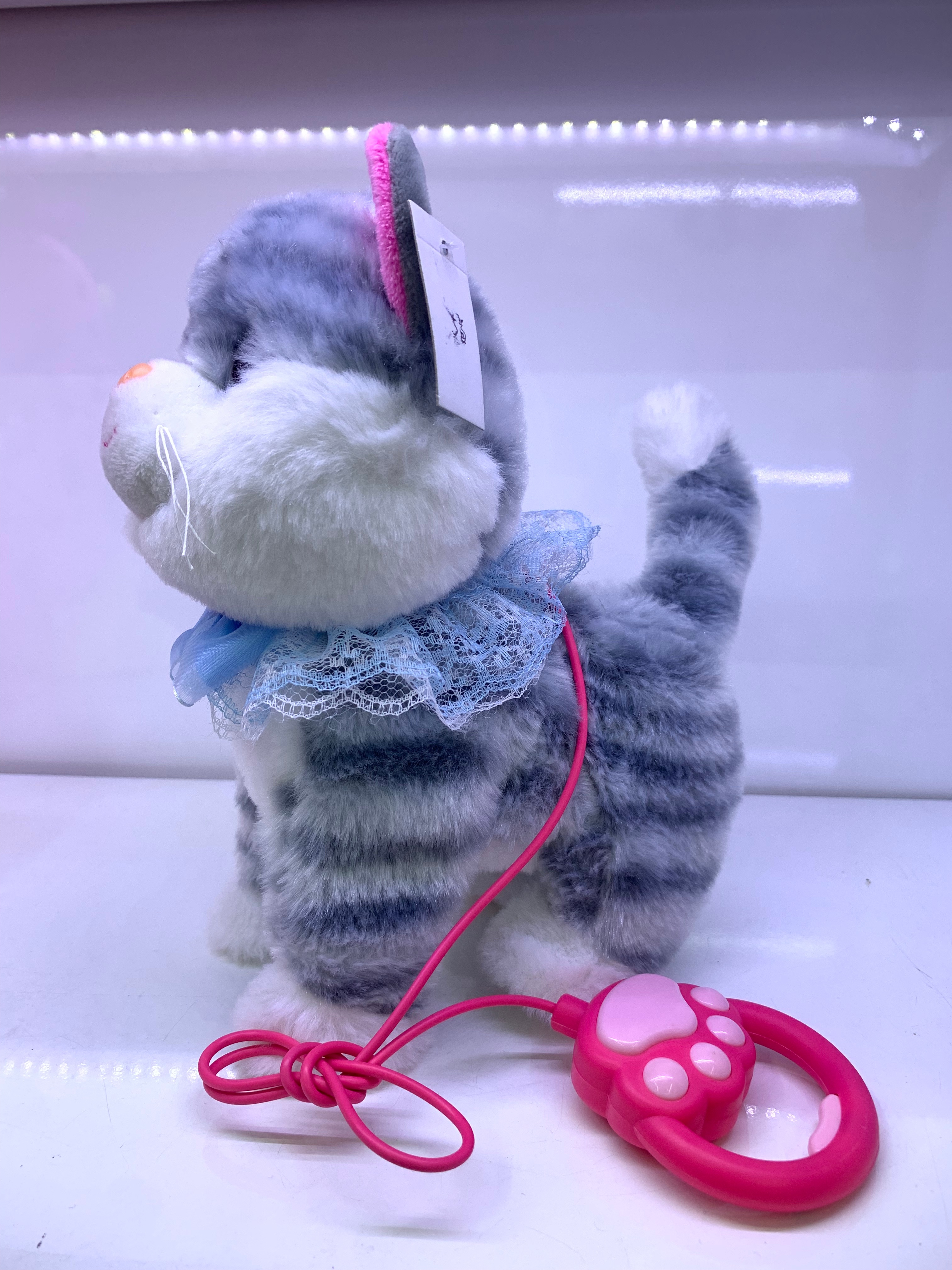 Juguetes de hengxin juguetes para niños juguetes de peluche juguetes de gato bouncy caminando cantando sacudiendo la cola emulación juguete eléctrico 01 Specification image