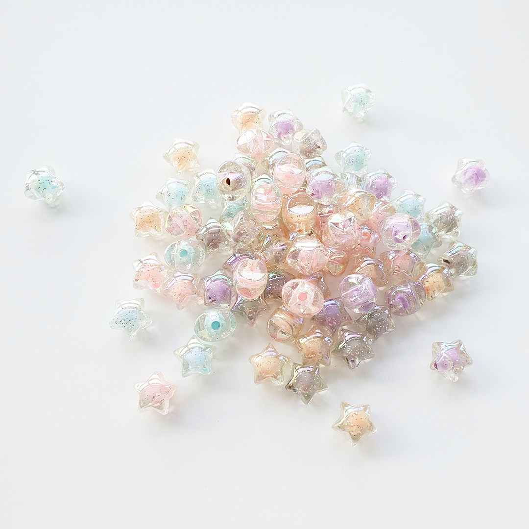 亚克力/灵动双色七彩/星星细节图