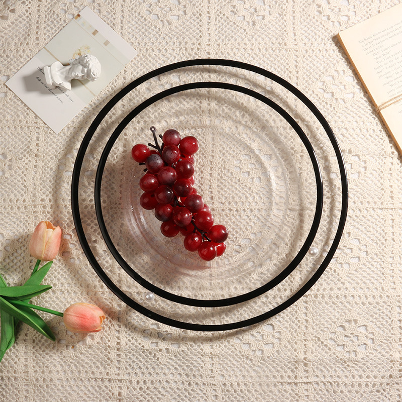 玻璃盘子/水晶工艺品/电镀细节图