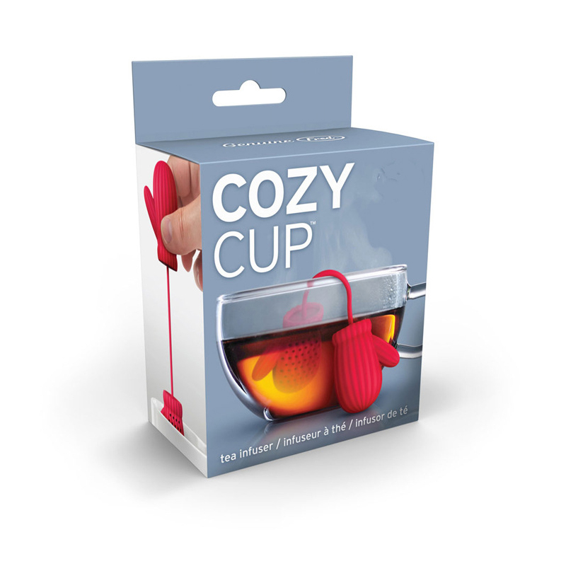 手套泡茶器/硅胶圣诞茶漏/茶叶渣过滤器细节图