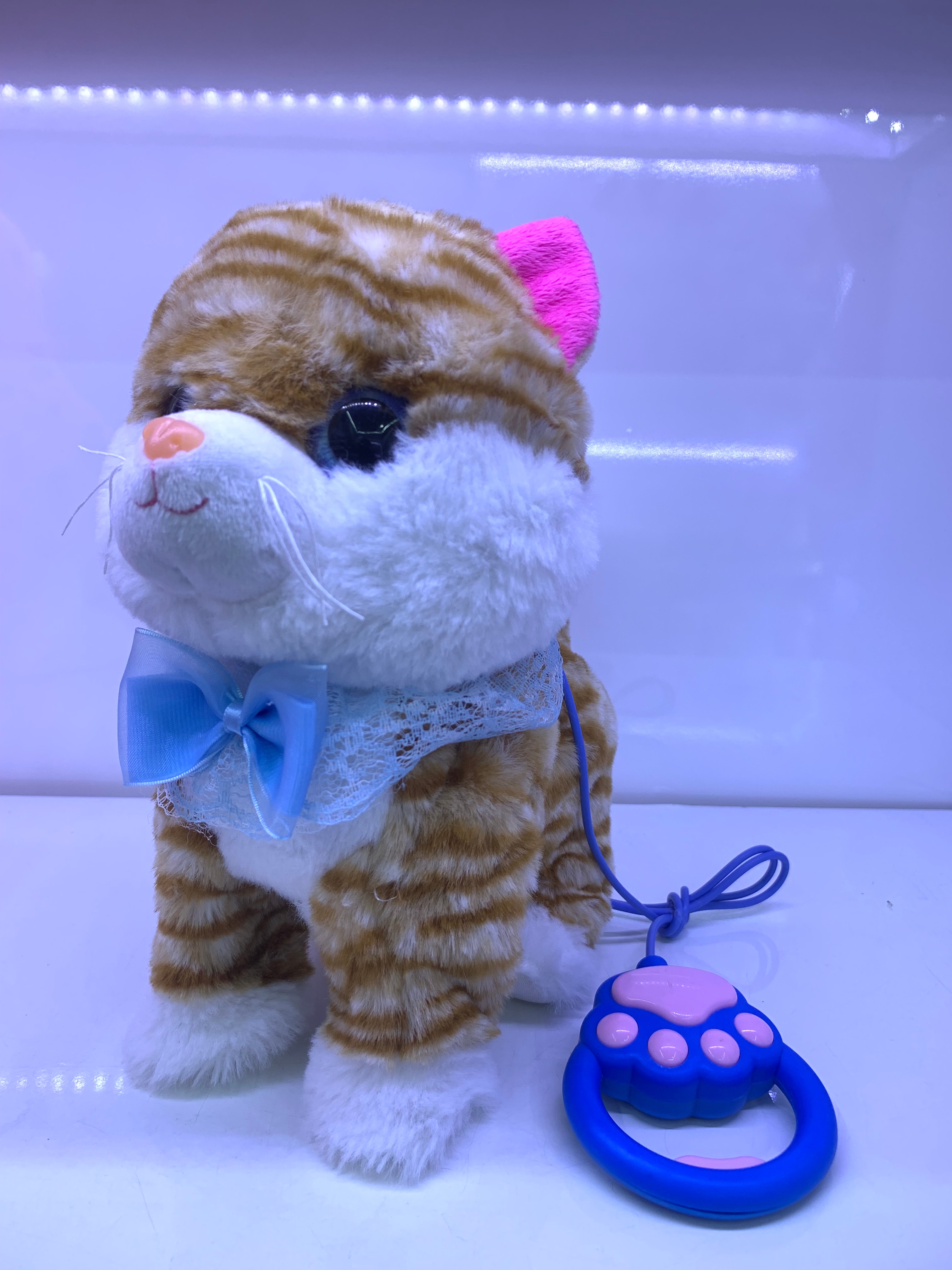 Juguetes de hengxin juguetes para niños juguetes de peluche juguetes de gato bouncy caminando cantando sacudiendo la cola emulación juguete eléctrico 01 details Picture