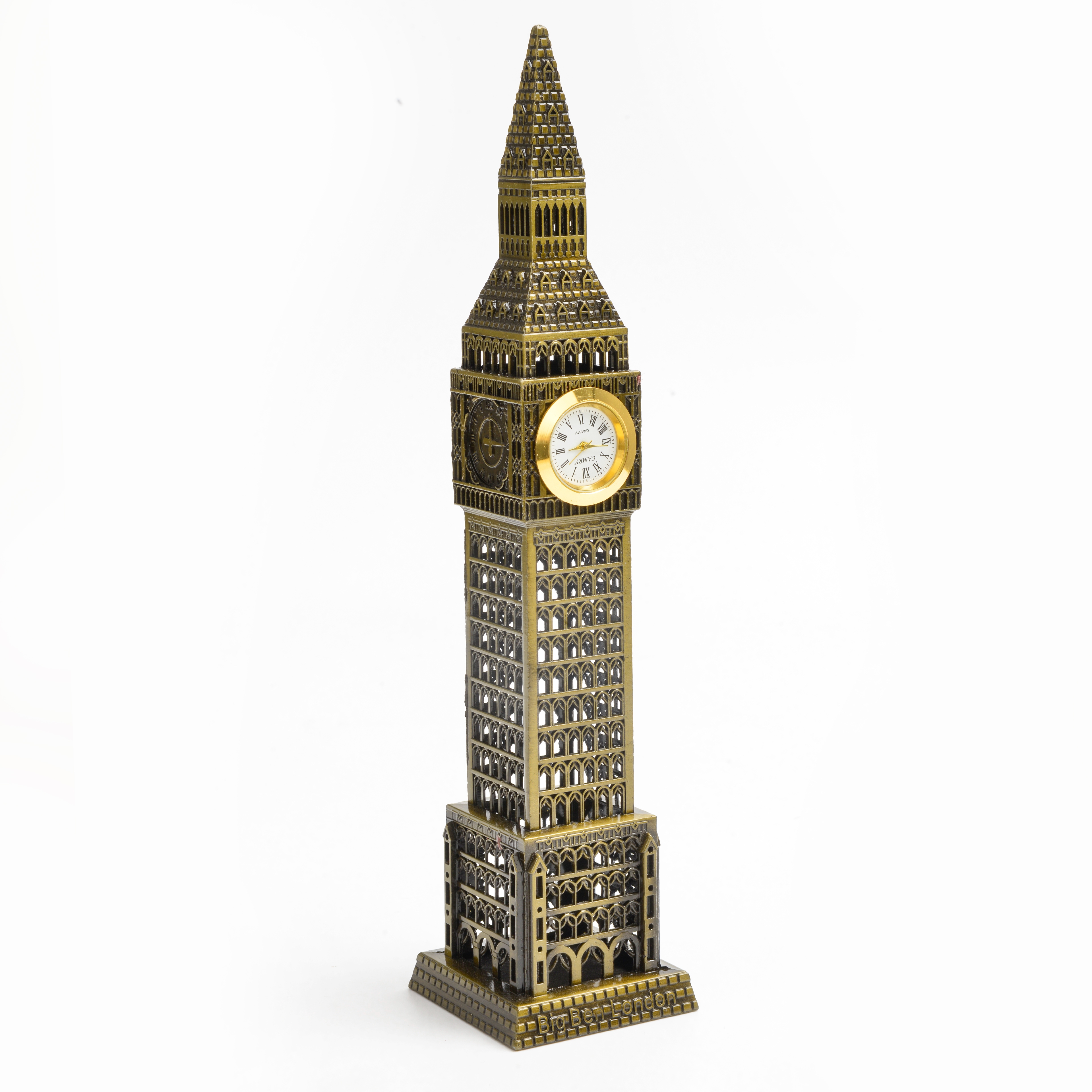 Big Ben model, world-renowned landmark building, metal Big Ben in London, UK, home office window display, desktop decoration, souvenir Item Picture