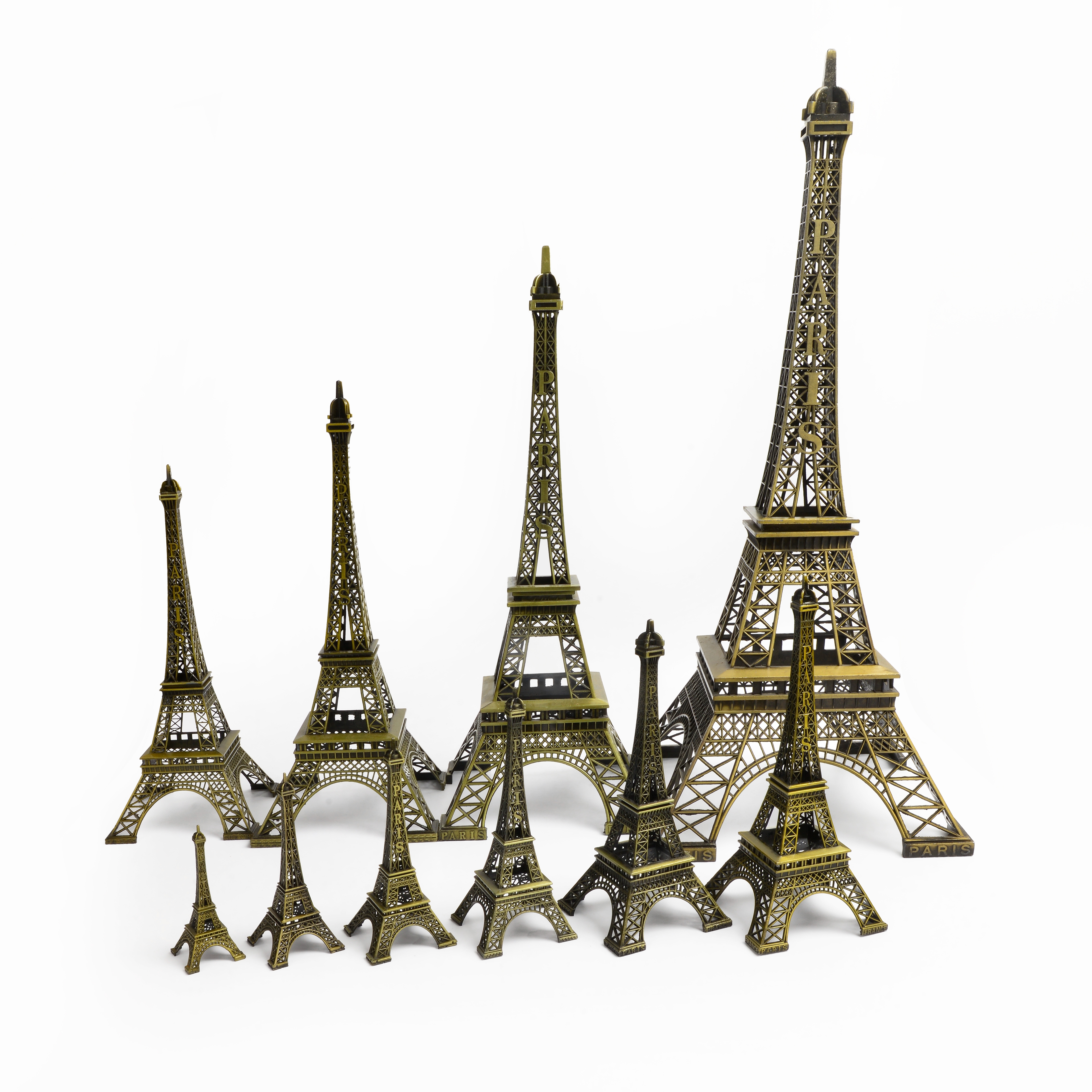 Paris Eiffel Tower figurine model, creative birthday gift furniture, living room small handicrafts, wine cabinet decoration