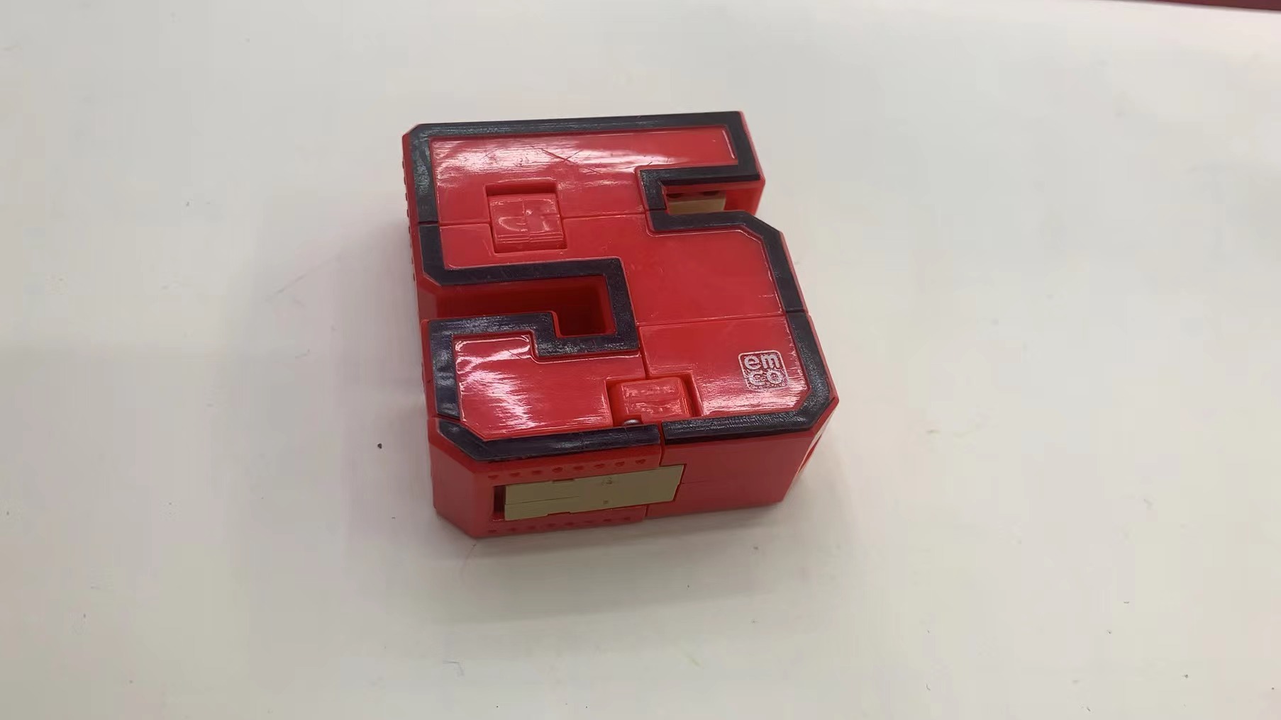 46玩具数字变形公仔手办玩具玩偶红色小摆件玩具