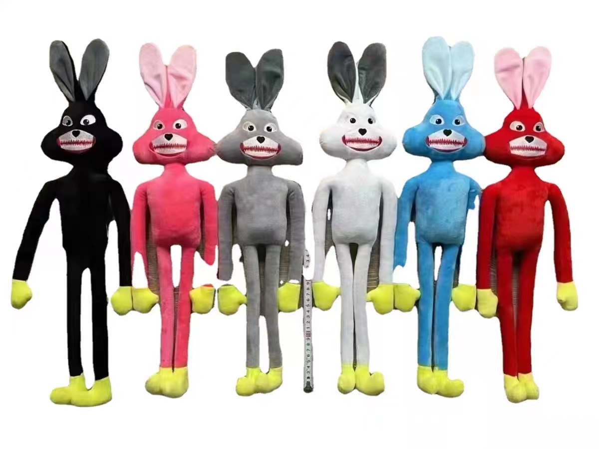 90cm Bobby Rabbit Bobby's playtime New plush toy Birthday gift Festival Gift plush details Picture