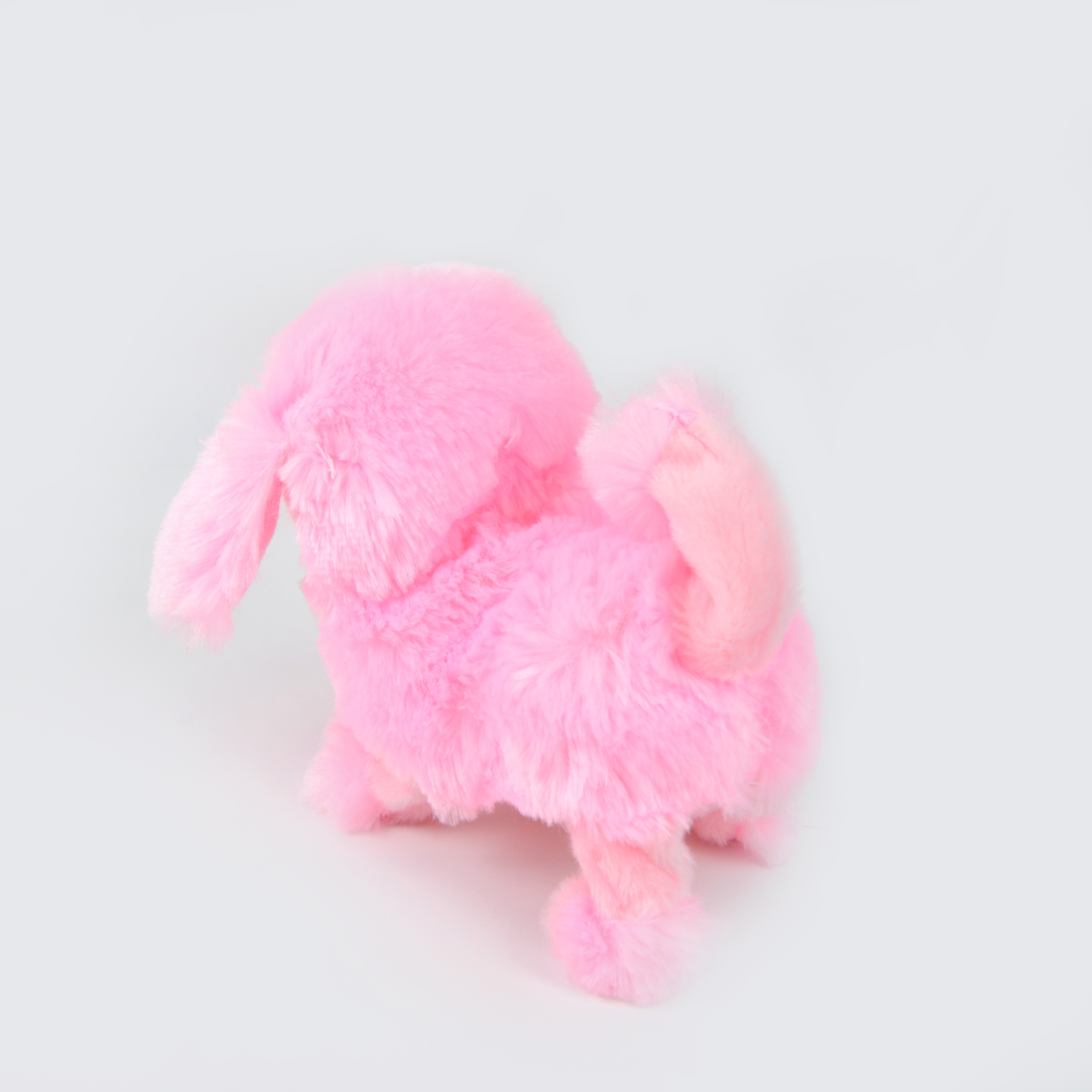 厂家直供电动仿真动物毛绒玩具粉色儿童会叫走路智能机器狗娃娃公仔详情图4
