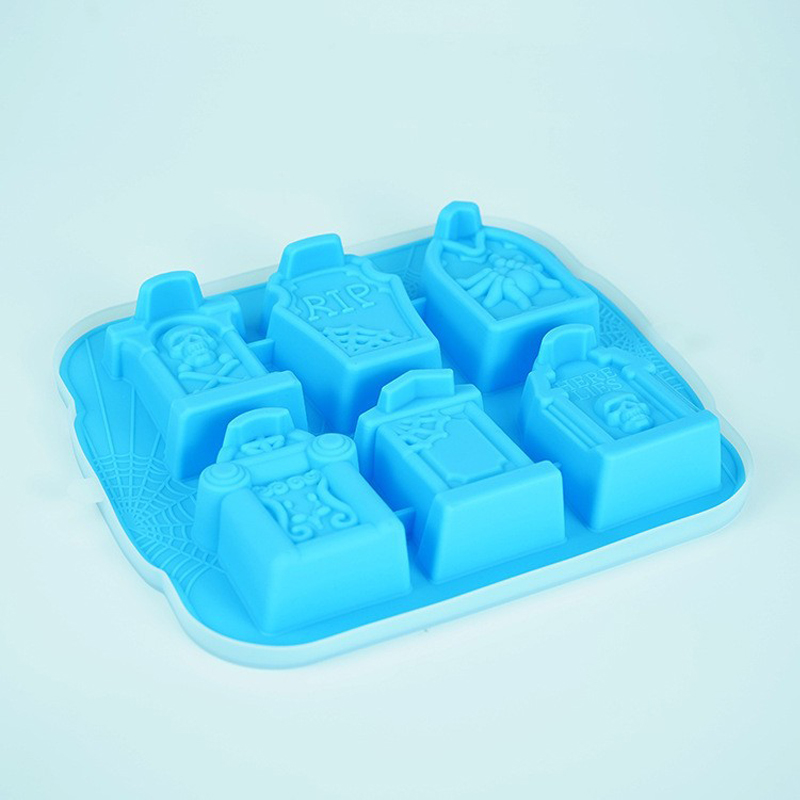 墓碑6连冰格白底实物图