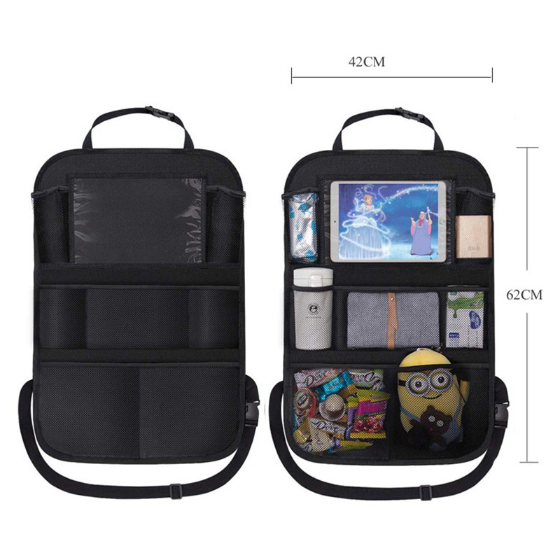 Car seat back Oxford cloth hanging bag, storage bag, seat back toy storage bag, multi-functional storage bag, car storage hanging bag QW283