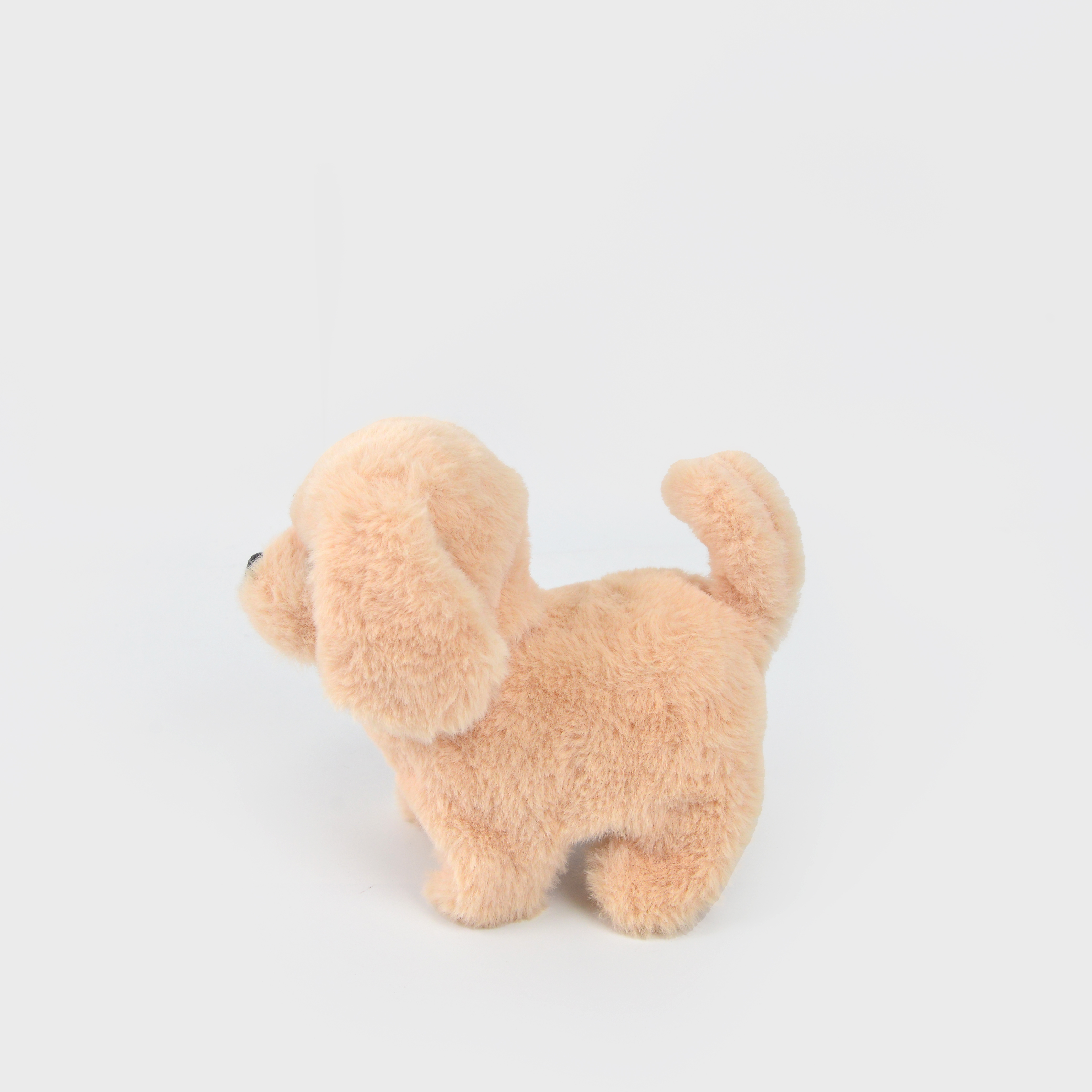 Electric toys, voice-making pet dogs, children's creative toys, can bark and walk, plush simulation dogs, wholesale in stock, factory direct sales details Picture