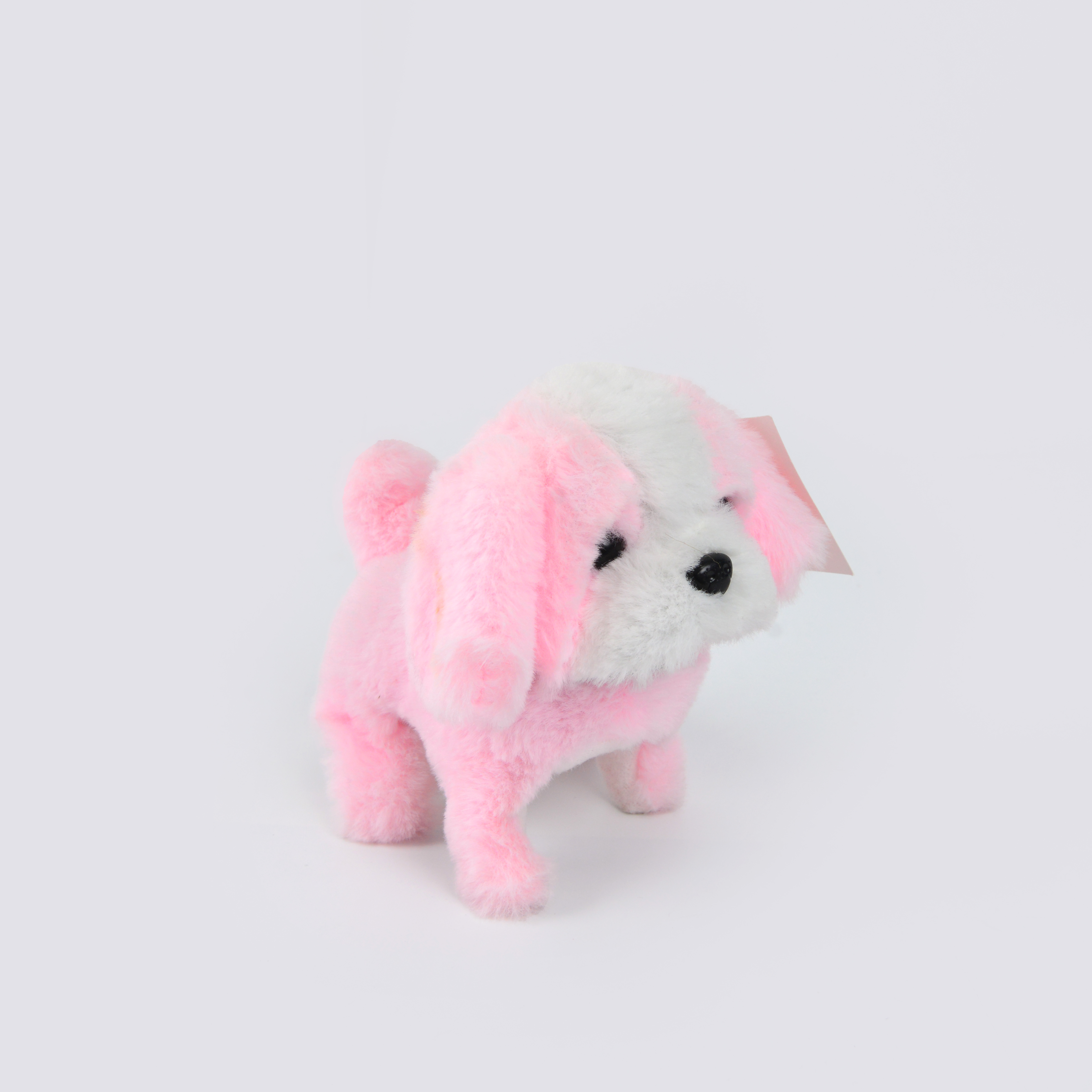 Electric plush dog toy that can walk, bark and move, machine simulation plush toy, pink dog pet children's gift Specification image