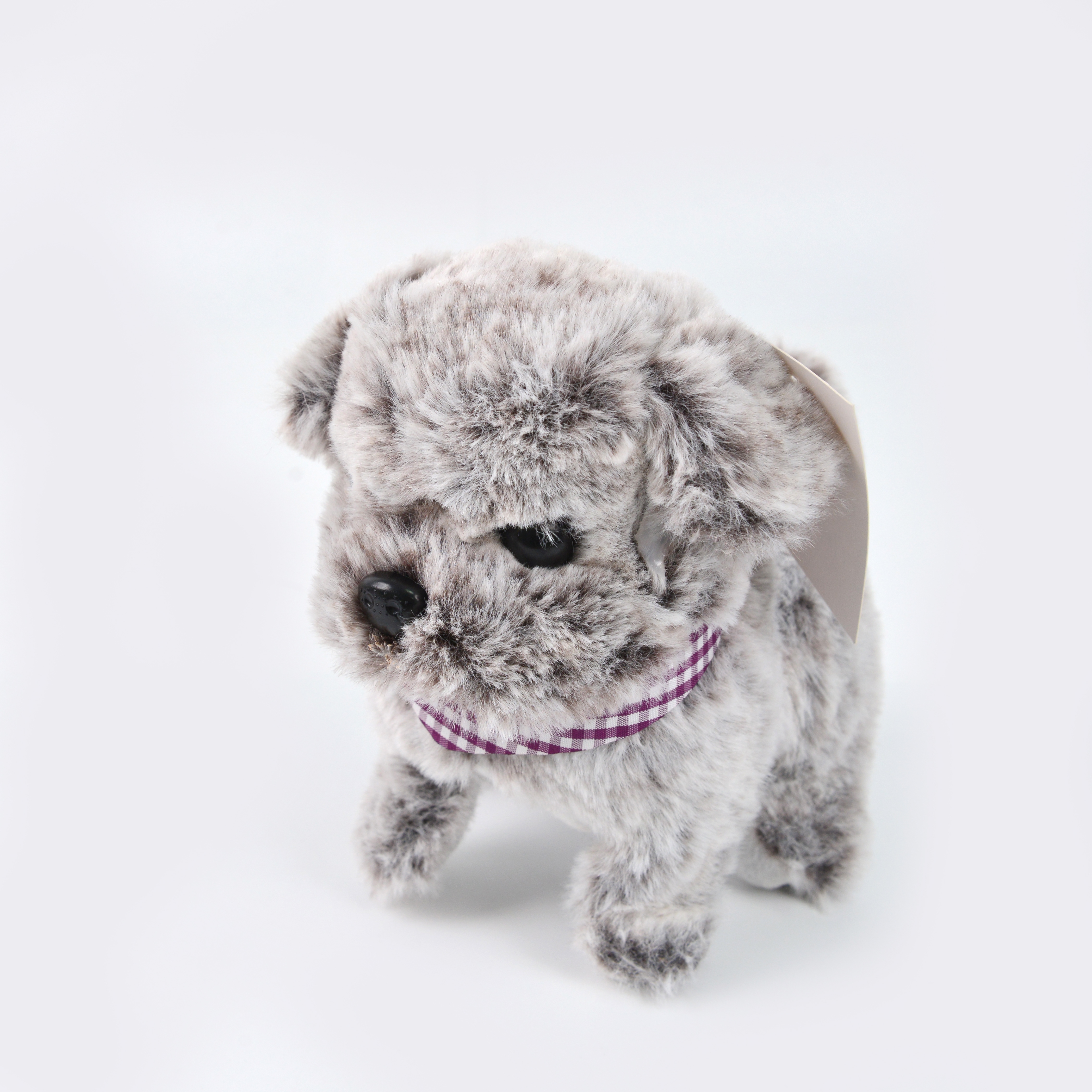 Simulated plush electric dog can walk, bark, nod, shake its head and wag its tail. Children's toy street stall wholesale manufacturer Specification image