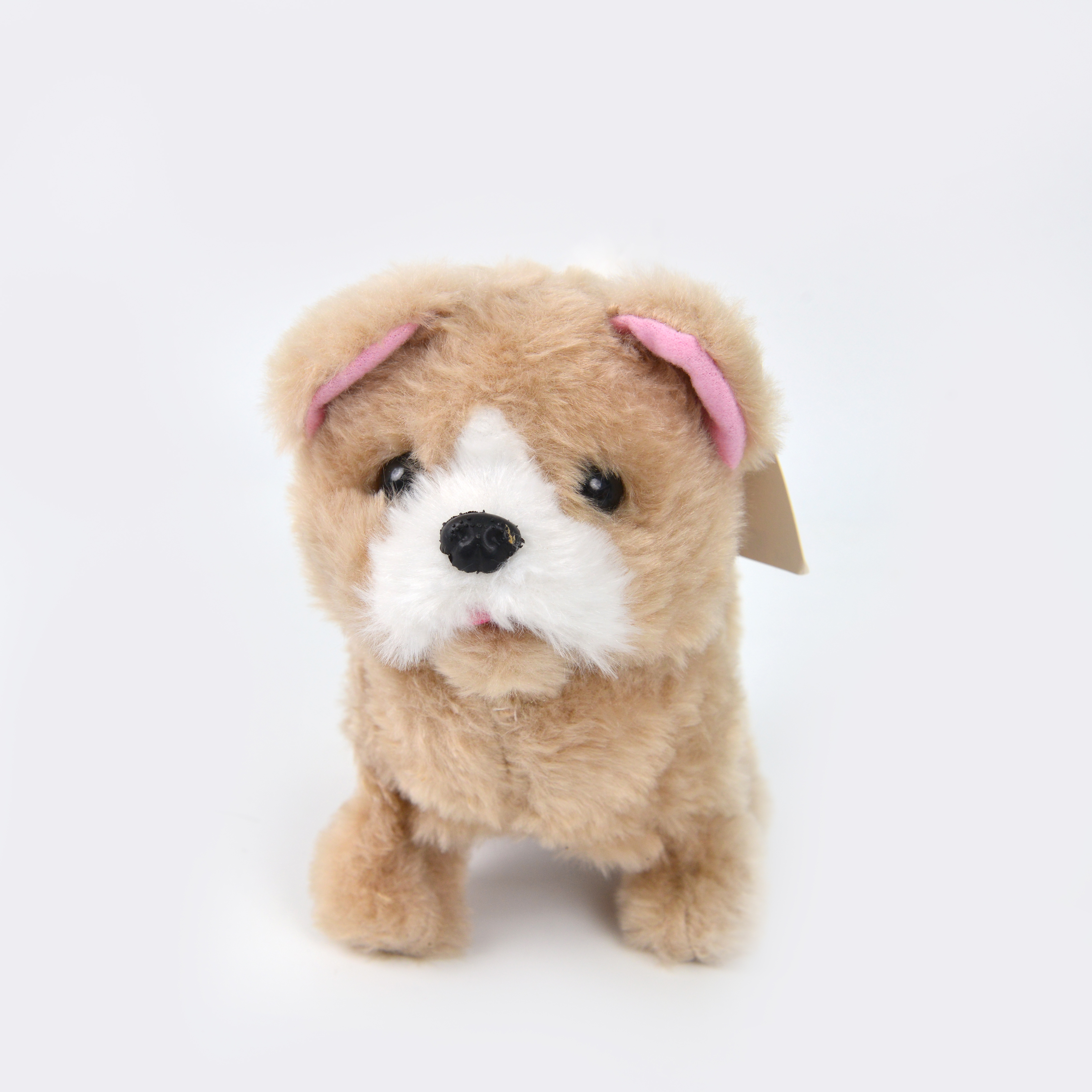 Simulated plush electric dogs can walk, bark, nod, shake their heads and wag their tails. Children's toys, wholesale of electric toys at street stalls