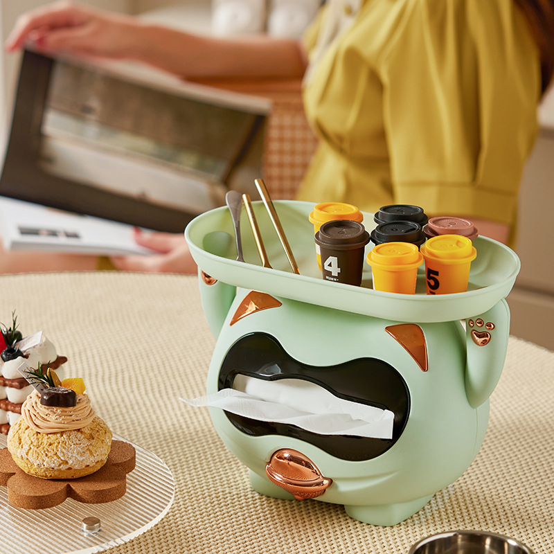 Desktop tissue box Specification image