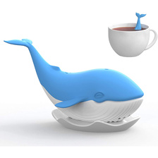 鲸鱼泡茶器可爱造型硅胶茶漏个性办公室冲茶滤茶具创意茶叶过滤器