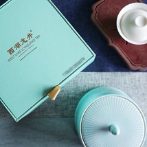 杭州白头红茶叶2022新茶明前西湖龙井茶100g瓷瓶装楼龙肖制茶师亲制