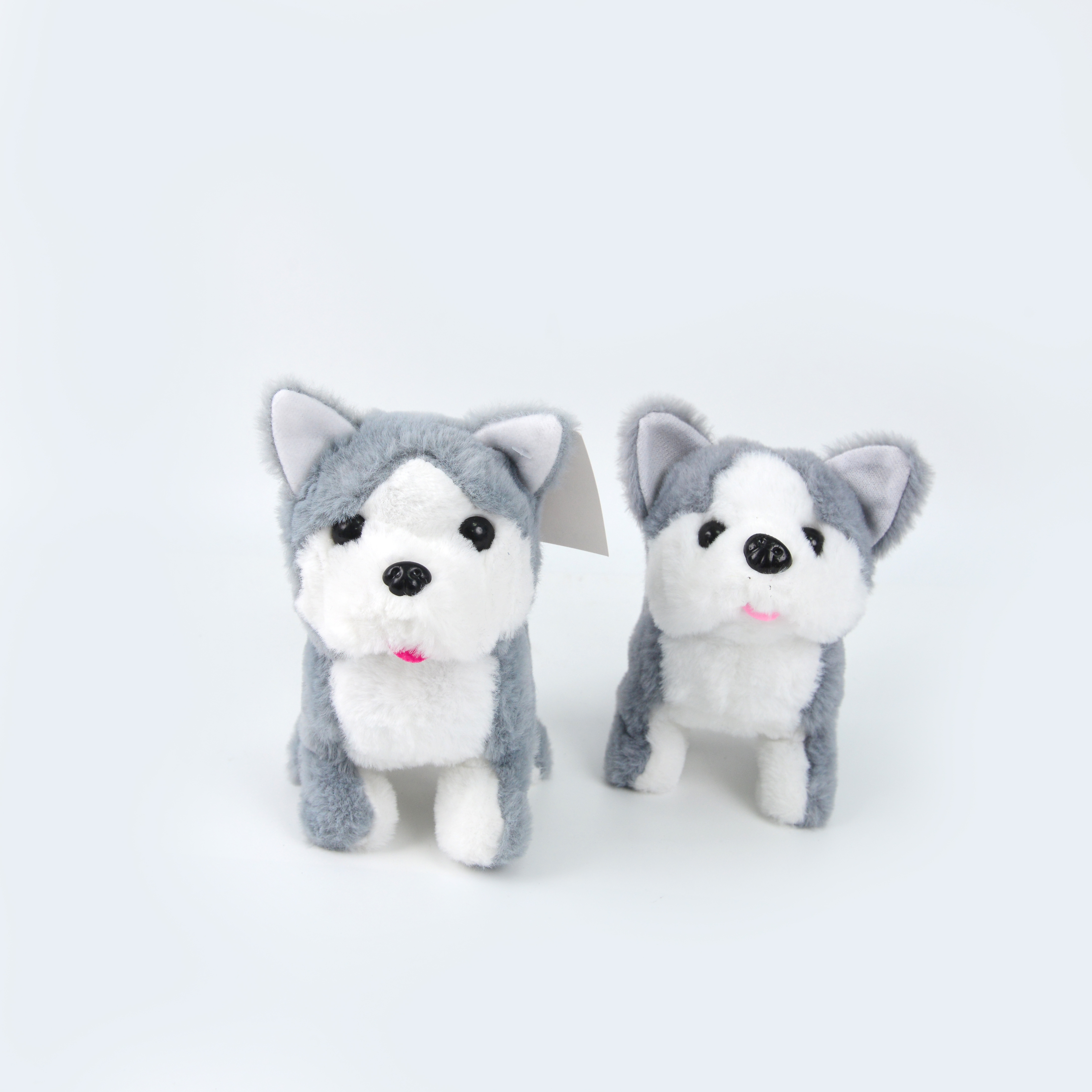 Electric plush dog toy, walking, barking and moving machine simulation plush toy, Husky dog pet children's gift