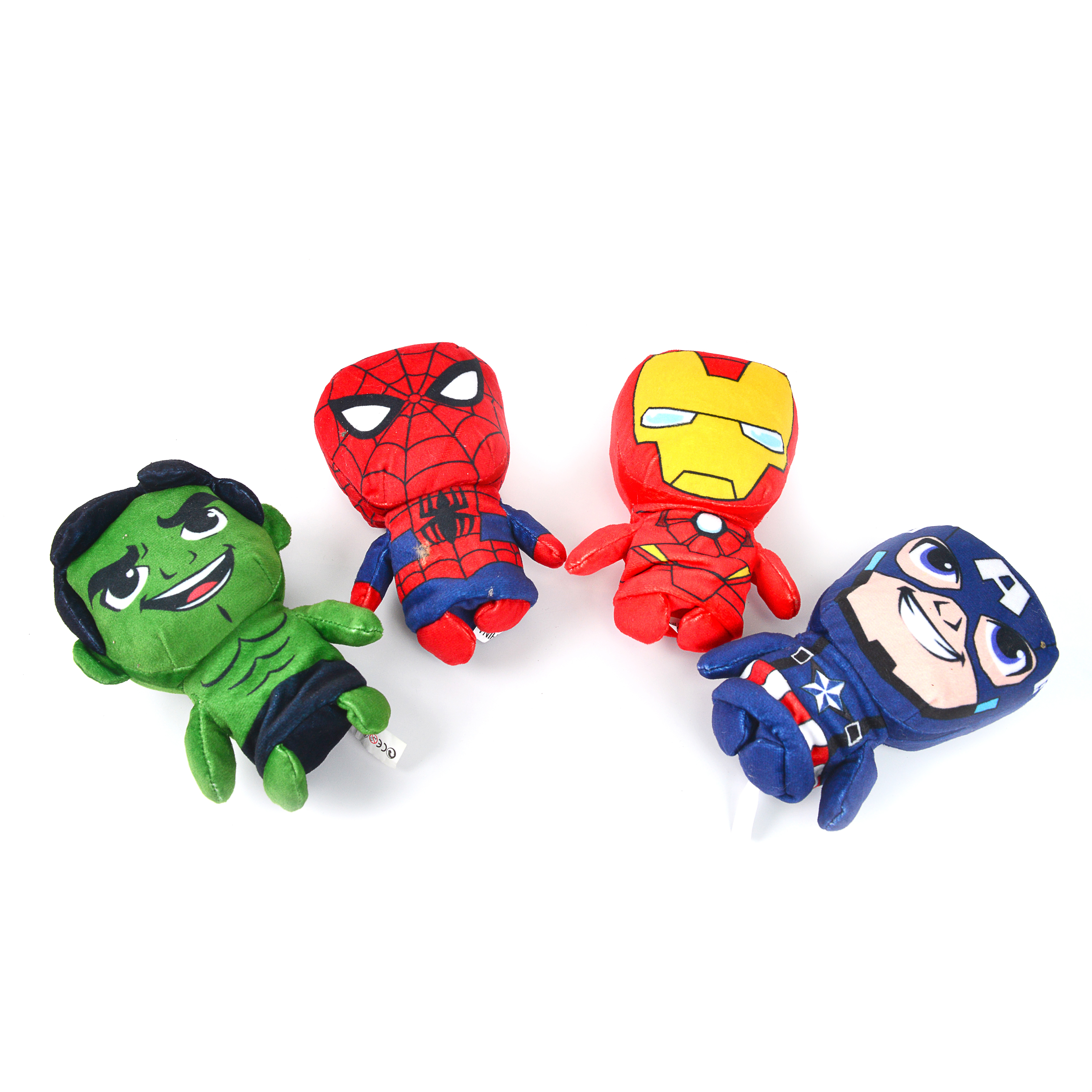 Avengers figurines, hero plush toys, big grab dolls, Captain America, Spider-Man and Iron Man dolls