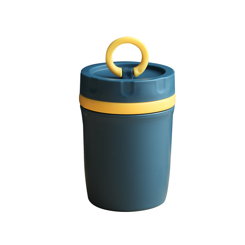 Double-layer plastic insulated soup cup Item Picture