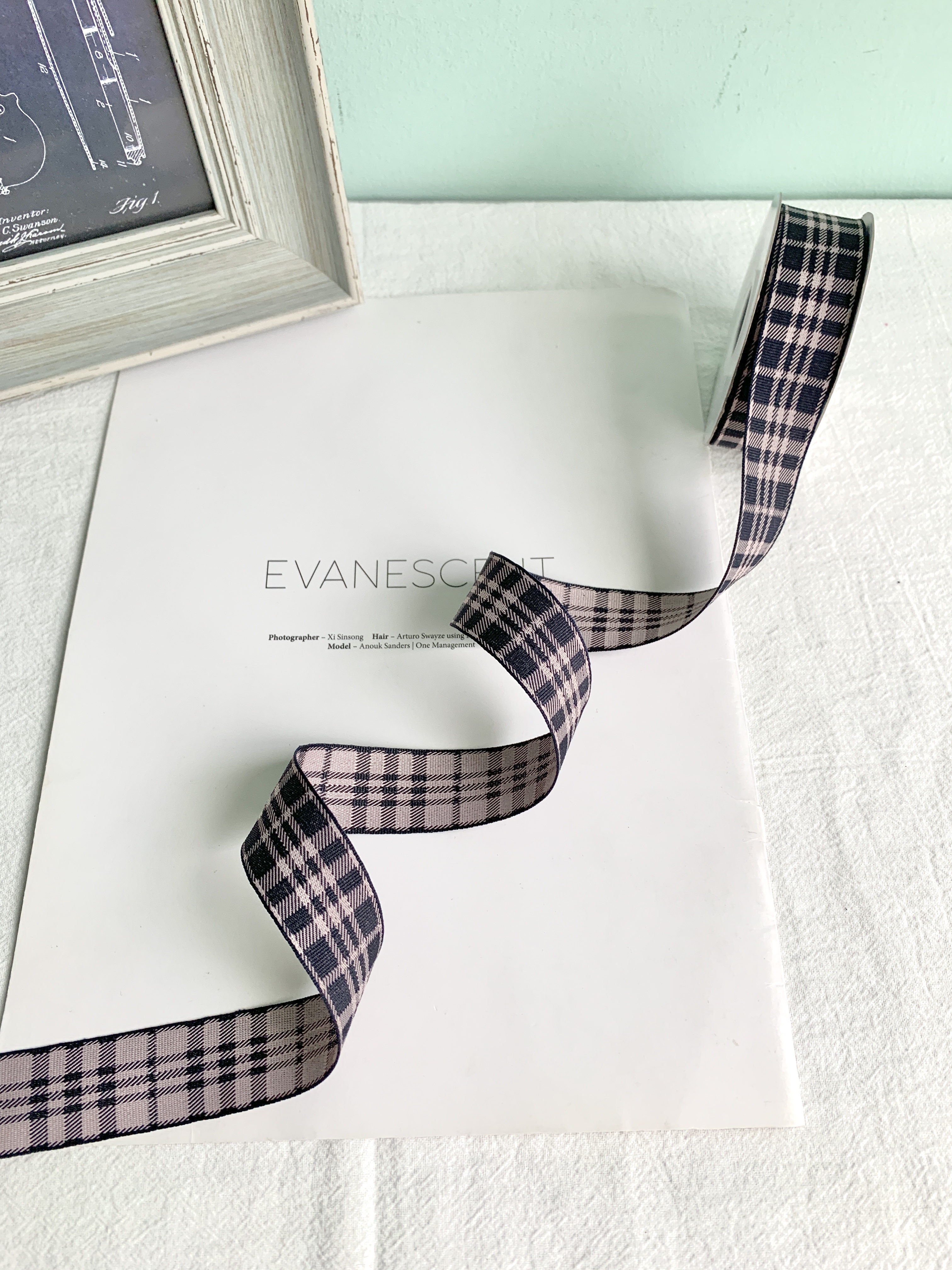 Jianjian Jacquard checkered clothing accessories Creative DIY accessories Item Picture