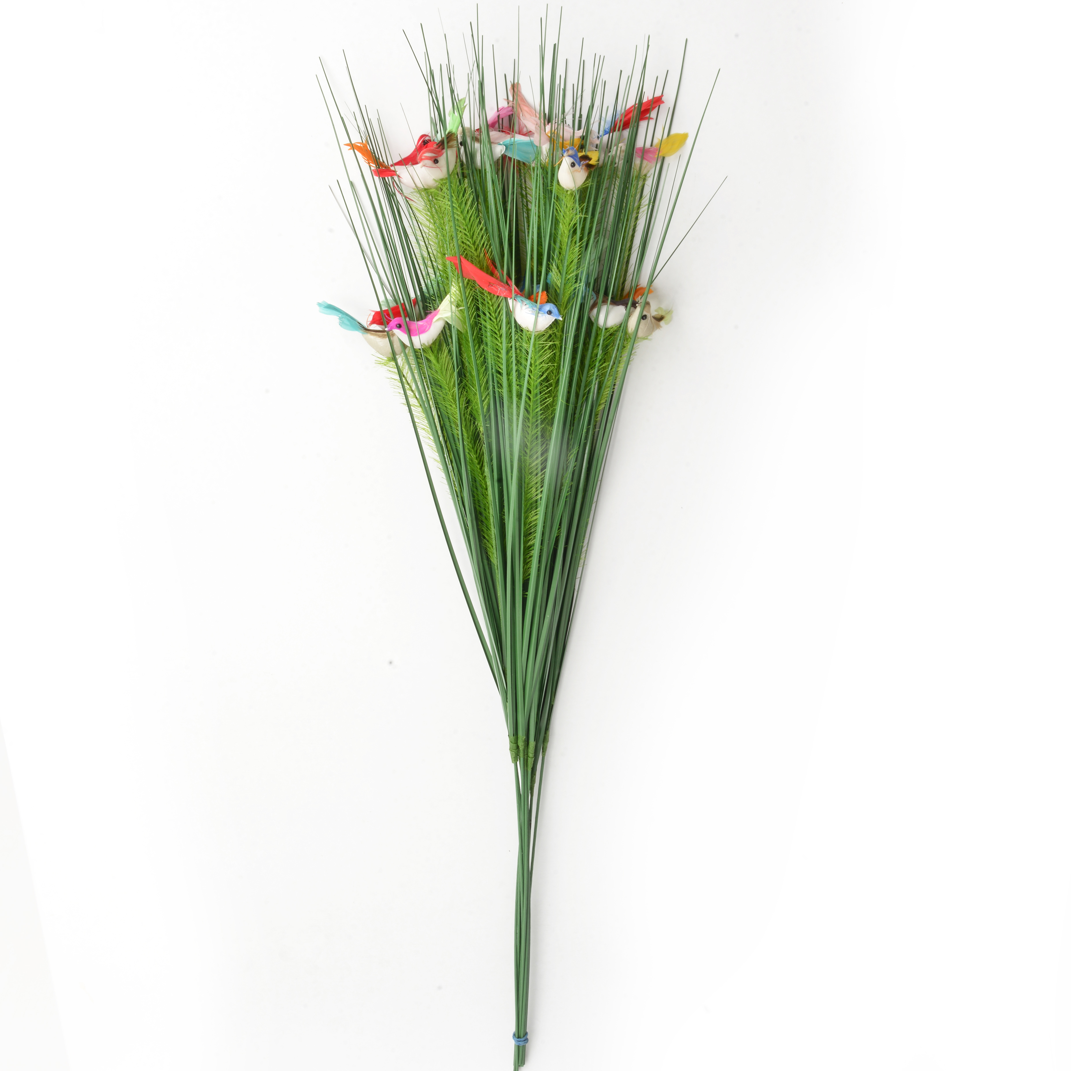 多色小鸟草花园插件花坛花园装饰工艺品