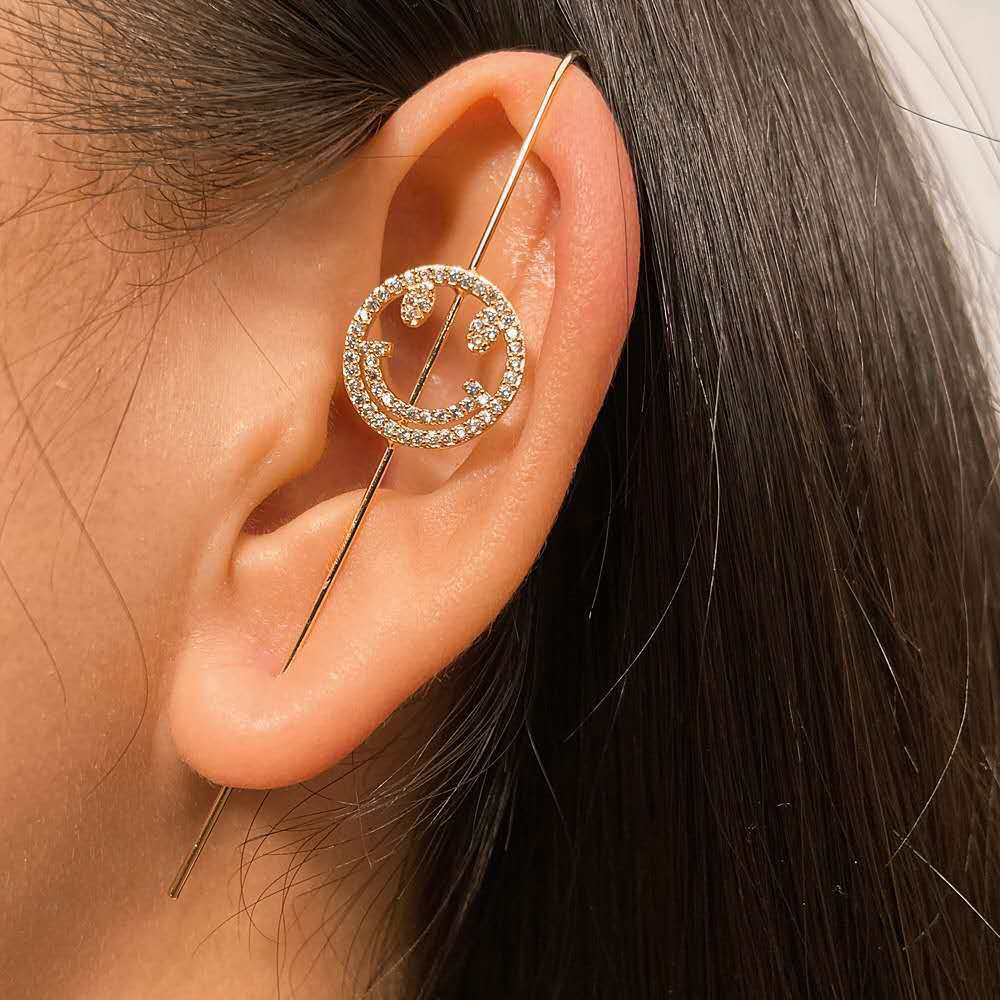 High-end geometric diamond-shaped earrings with full diamonds, 2020 new trend 925 silver needle, Korean style, simple and trendy earrings Specification image
