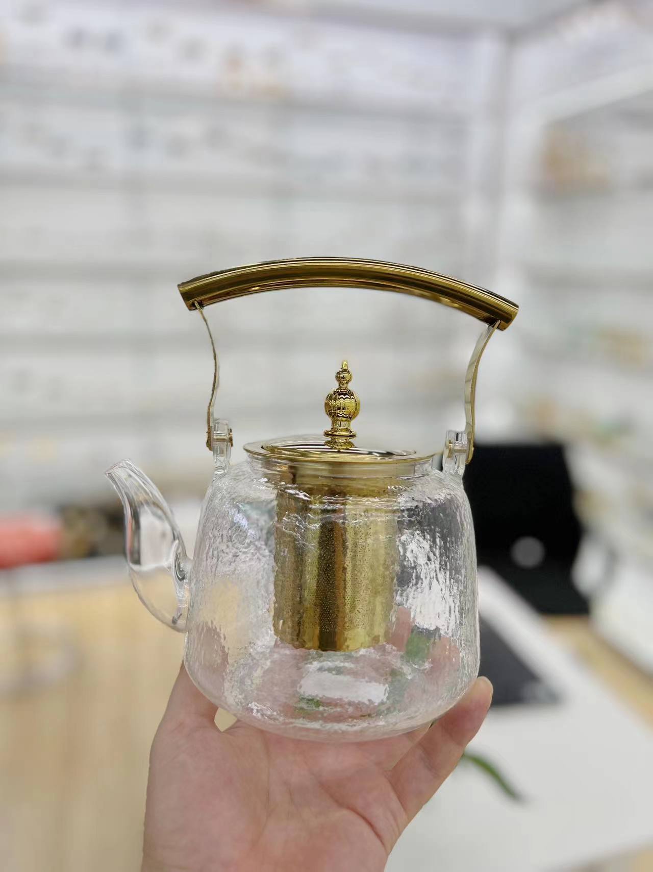 高硼硅玻璃，/耐高温水壶茶/耐高温泡茶壶细节图