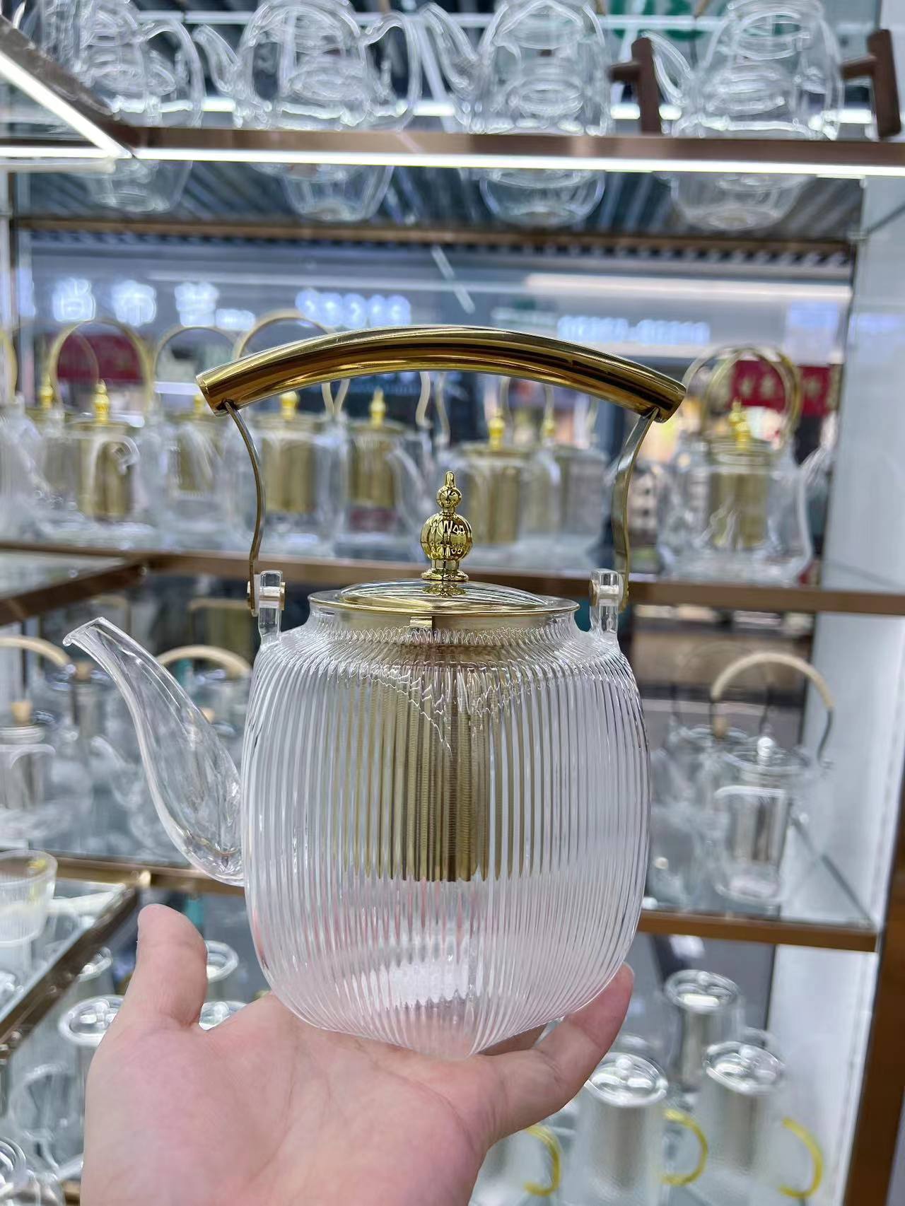 高硼硅玻璃茶壶 耐高温茶壶水壶泡茶壶