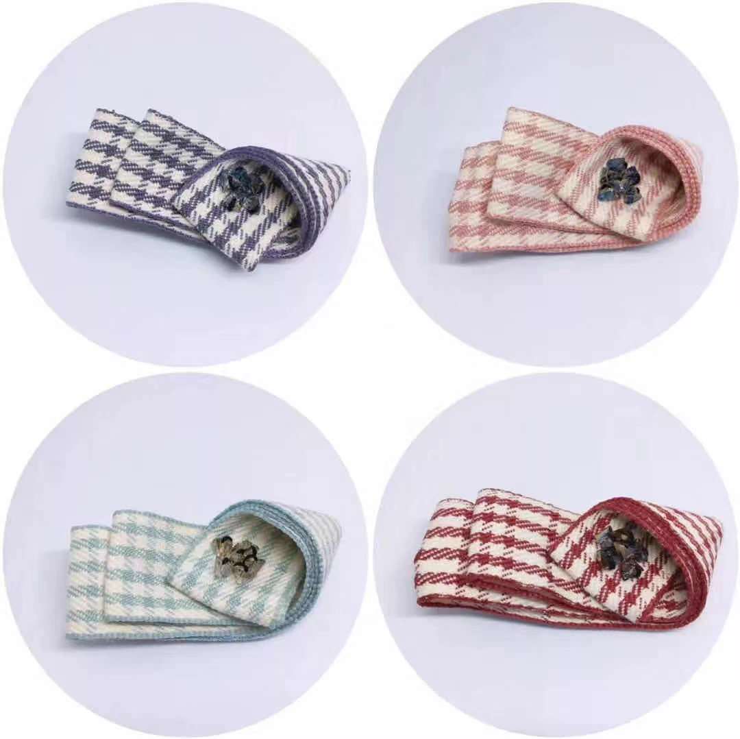 "Jianjian Colorful cotton checkered clothing accessories Creative DIY accessories. Application Scenario