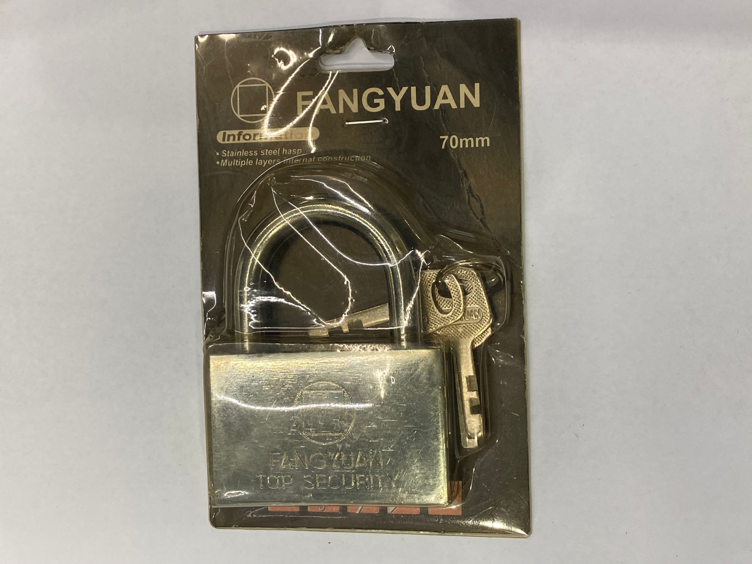 [fangyuan lock industry]70mm cuchilla cuatro cerraduras cerradura de cobre cerradura de combinación