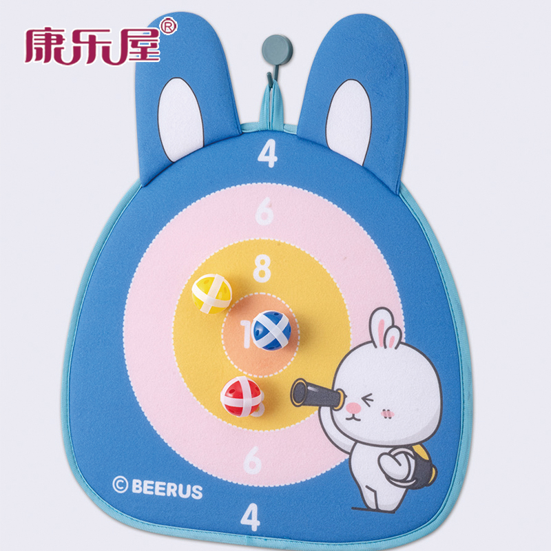Factory direct sales of rabbit series children's fun sticky target balls, educational games, sports, leisure, entertainment and interactive children Specification image
