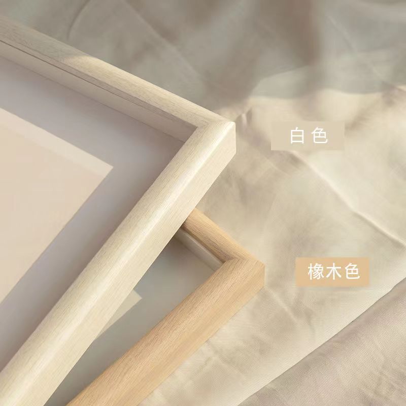 Creative wooden photo frame table display piece: 6-inch, 7-inch, 8-inch three-dimensional hollow specimen frame. Develop photos into picture frames and hang them on the wall details Picture
